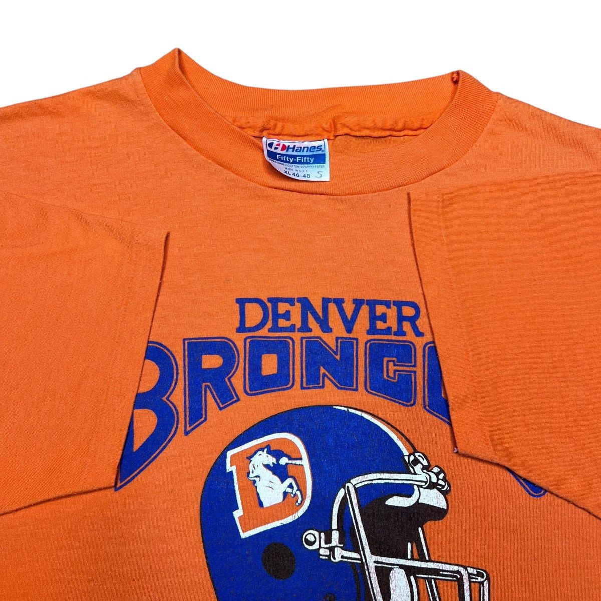 NFL × Vintage Vintage 1986 NFL Denver Broncos AFC Champions Spell Out Tee Size US L / EU 52-54 / 3 - 2 Thumbnail