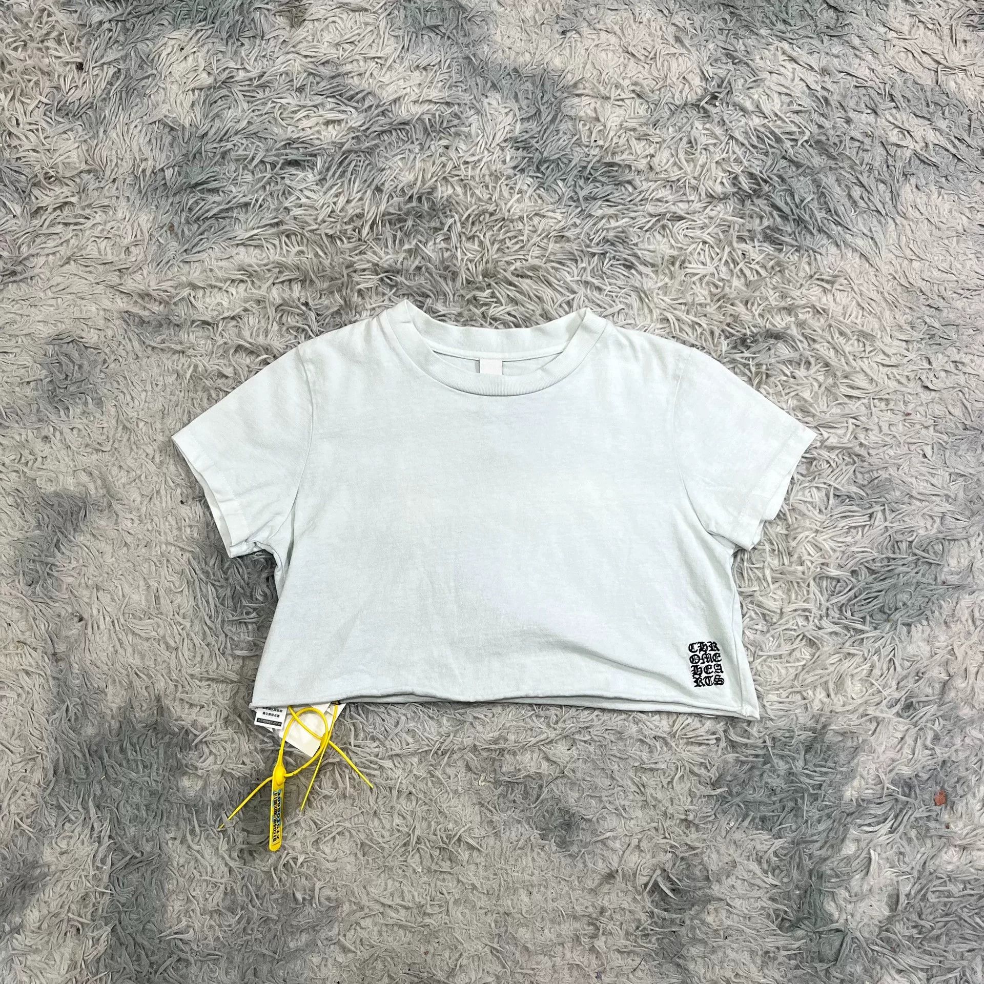 Chrome Hearts Chrome Hearts White Embroidered Crop Top Size US M / EU 48-50 / 2 - 1 Thumbnail