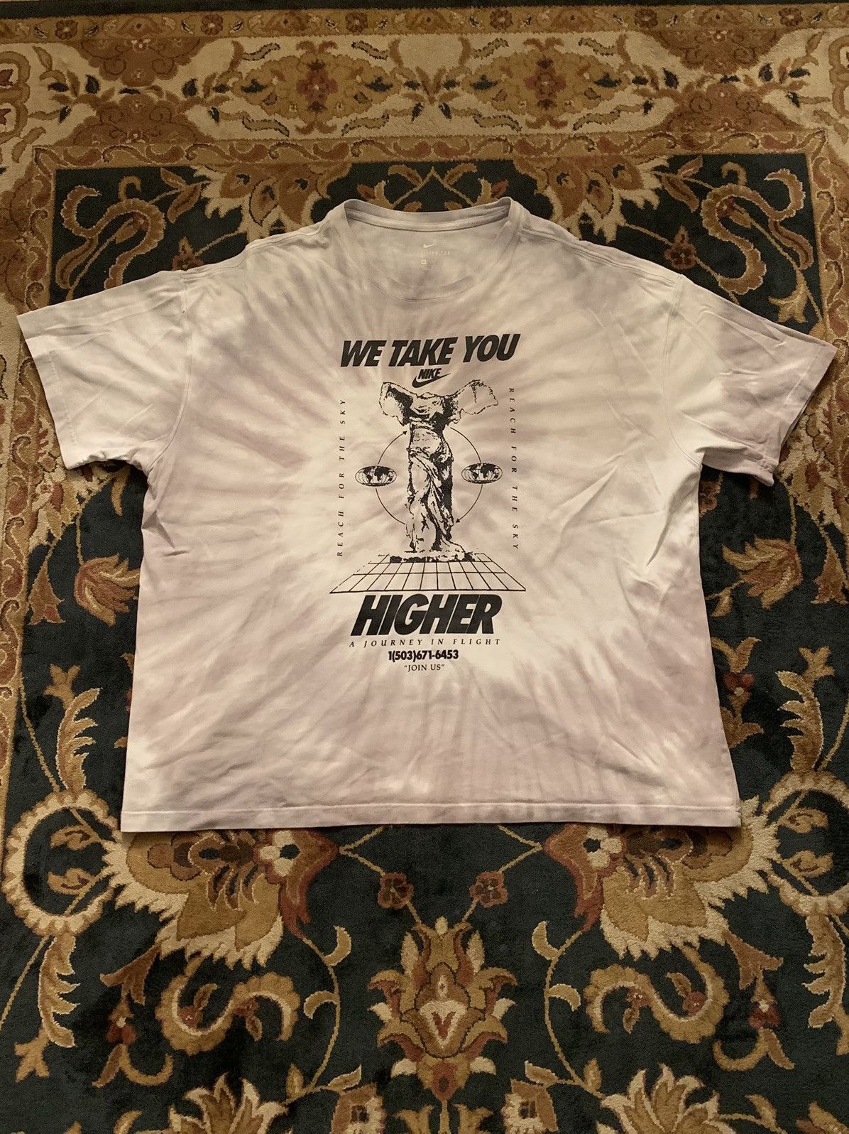 Nike we take you higher t shirt clearance