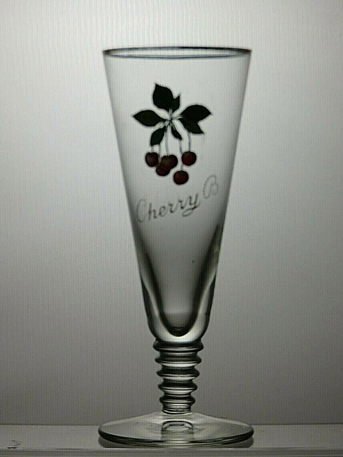 The Unbranded Brand Vintage Glass Hand Painted Set Of 6 Champagne Flutes 6 1/2" Size ONE SIZE - 3 Thumbnail