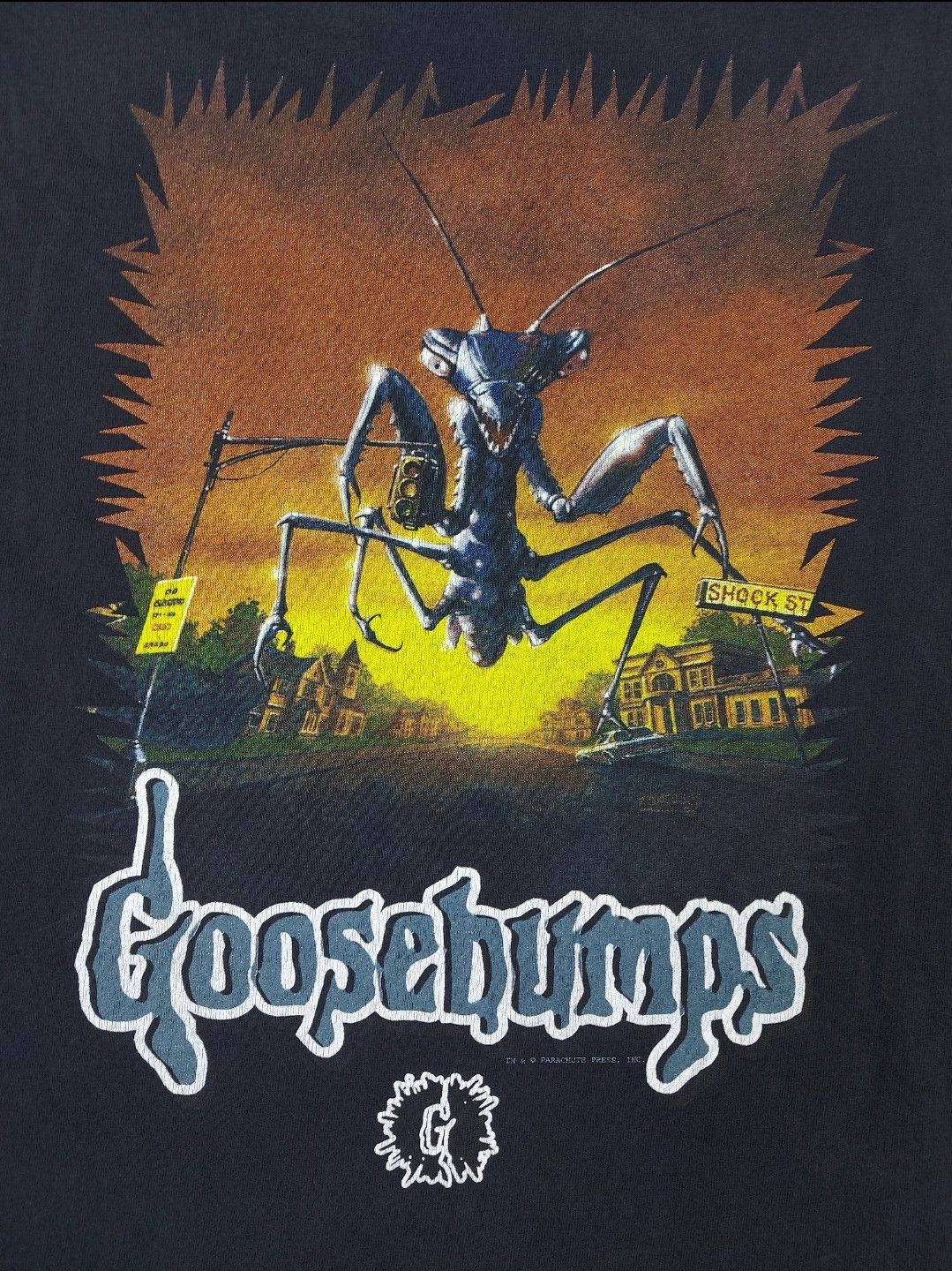 Vintage Vintage 90s Goosebumps 1995 A Shocker on Shock Street TEE Size US M / EU 48-50 / 2 - 4 Thumbnail
