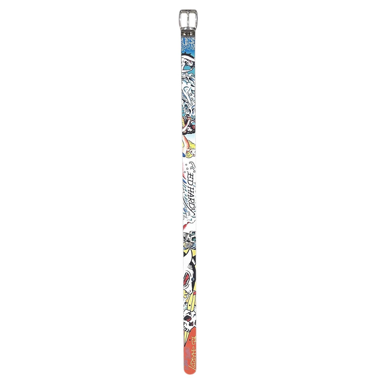 Ed Hardy Ed Hardy Men's Surf Crazy Reversible Belt Size 40 - 2 Thumbnail
