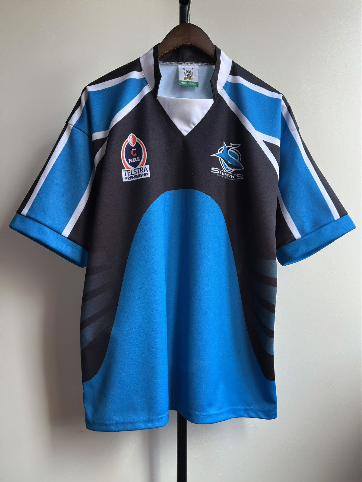 Vintage Vintage Cronulla Sharks Rugby Australia NRL Jersey Size US XL / EU 56 / 4 - 1 Thumbnail