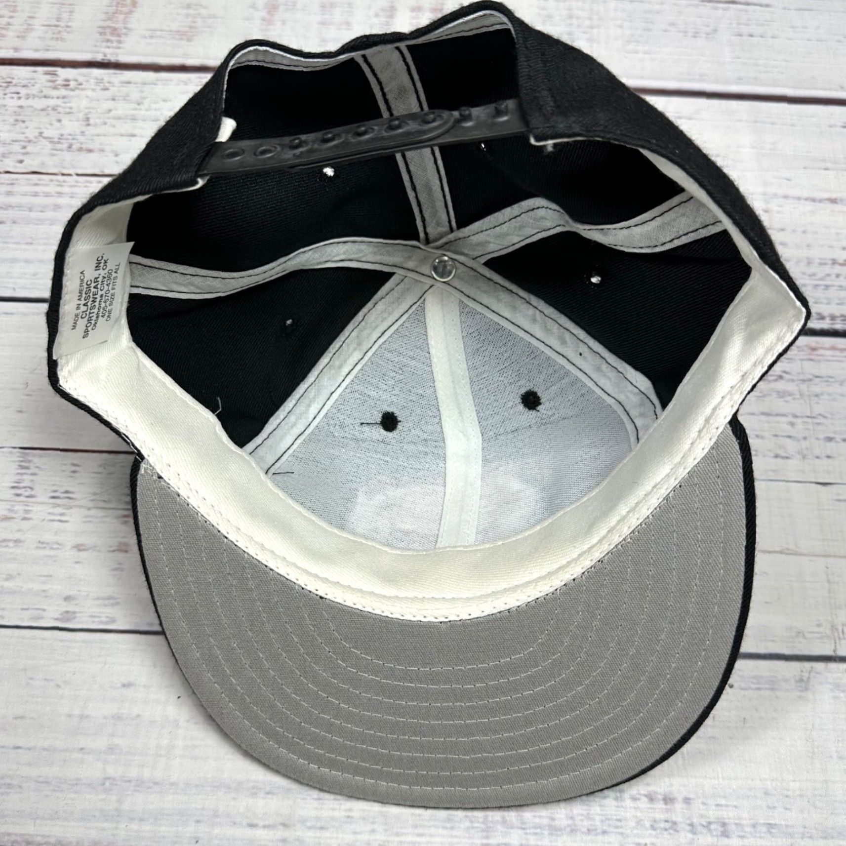 Bally Vtg USAF 92nd Civil Engineers Prime Beef Snapback Ball Cap Black One Size Size ONE SIZE - 7 Thumbnail