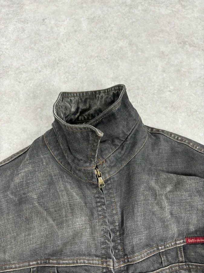 Dolce & Gabbana AW2003 Dolce & Gabbana Grey Raw Denim Jacket Size US M / EU 48-50 / 2 - 9 Thumbnail