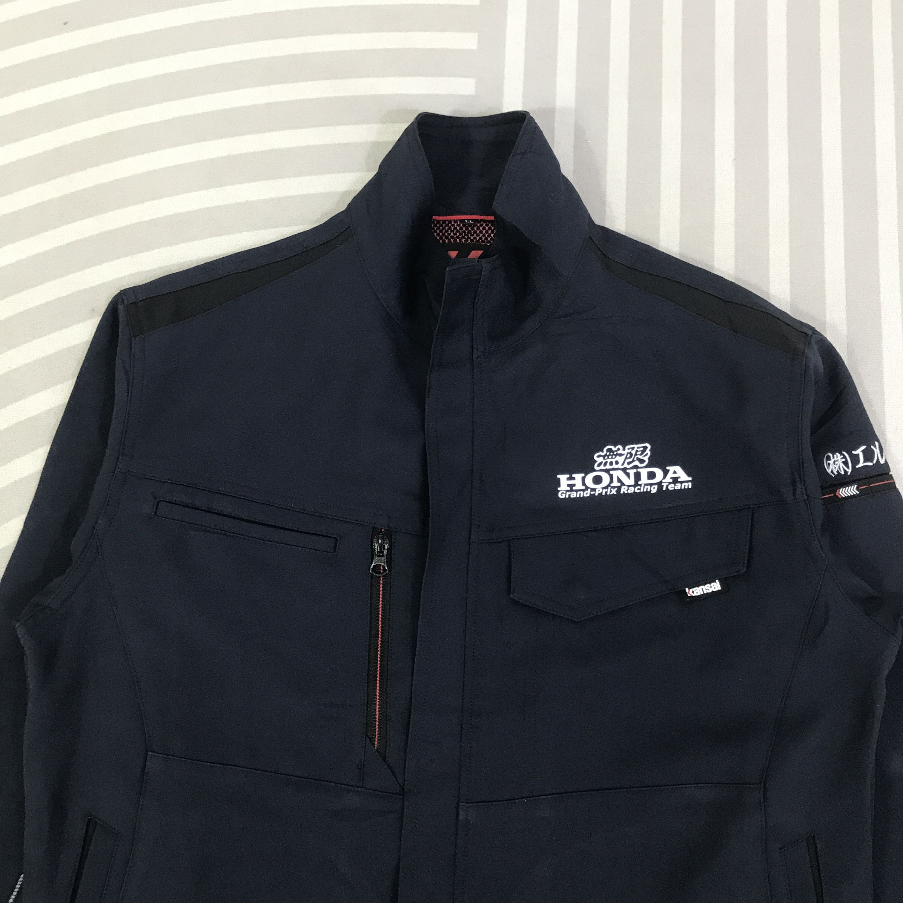 Japanese Brand Honda Grand-Prix Racing Motorsport custom Jacket K125B7 Size US L / EU 52-54 / 3 - 4 Thumbnail