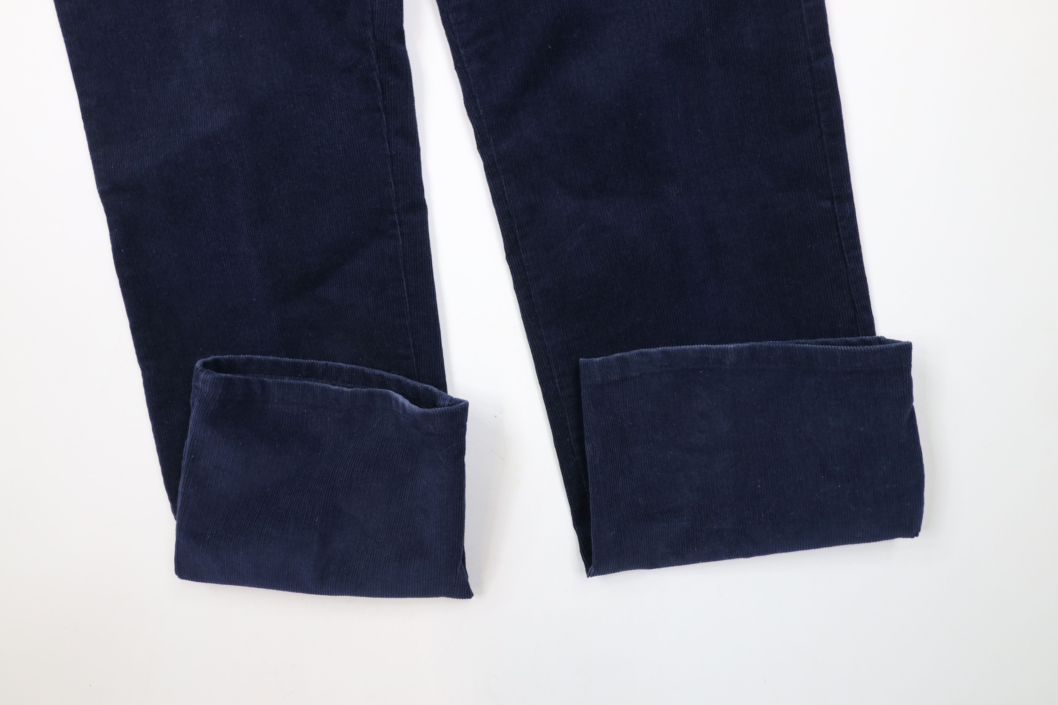 Lee × Vintage Vintage 90s Lee Straight Leg Corduroy Chino Pants Blue USA Size US 36 / EU 52 - 5 Thumbnail