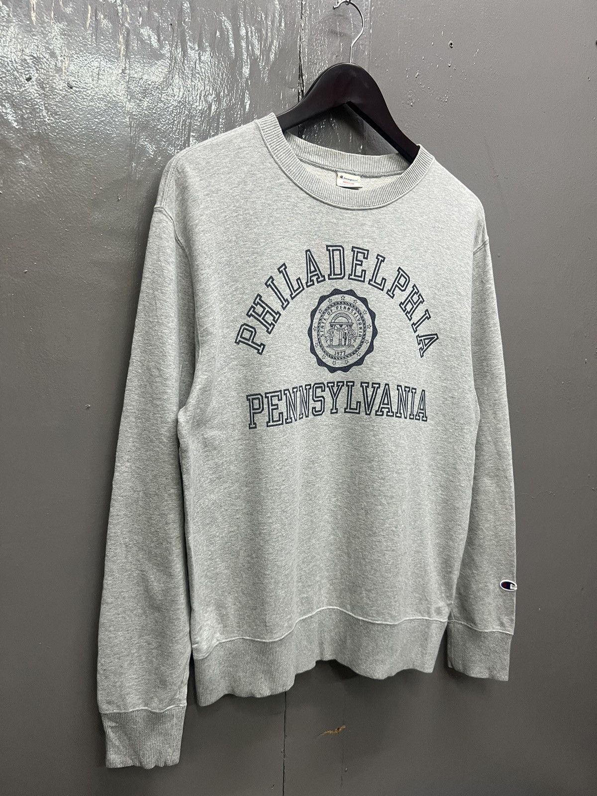 Champion Vintage Champion Phildelphia Pennsylvania Sweatshirt Size US M / EU 48-50 / 2 - 2 Thumbnail