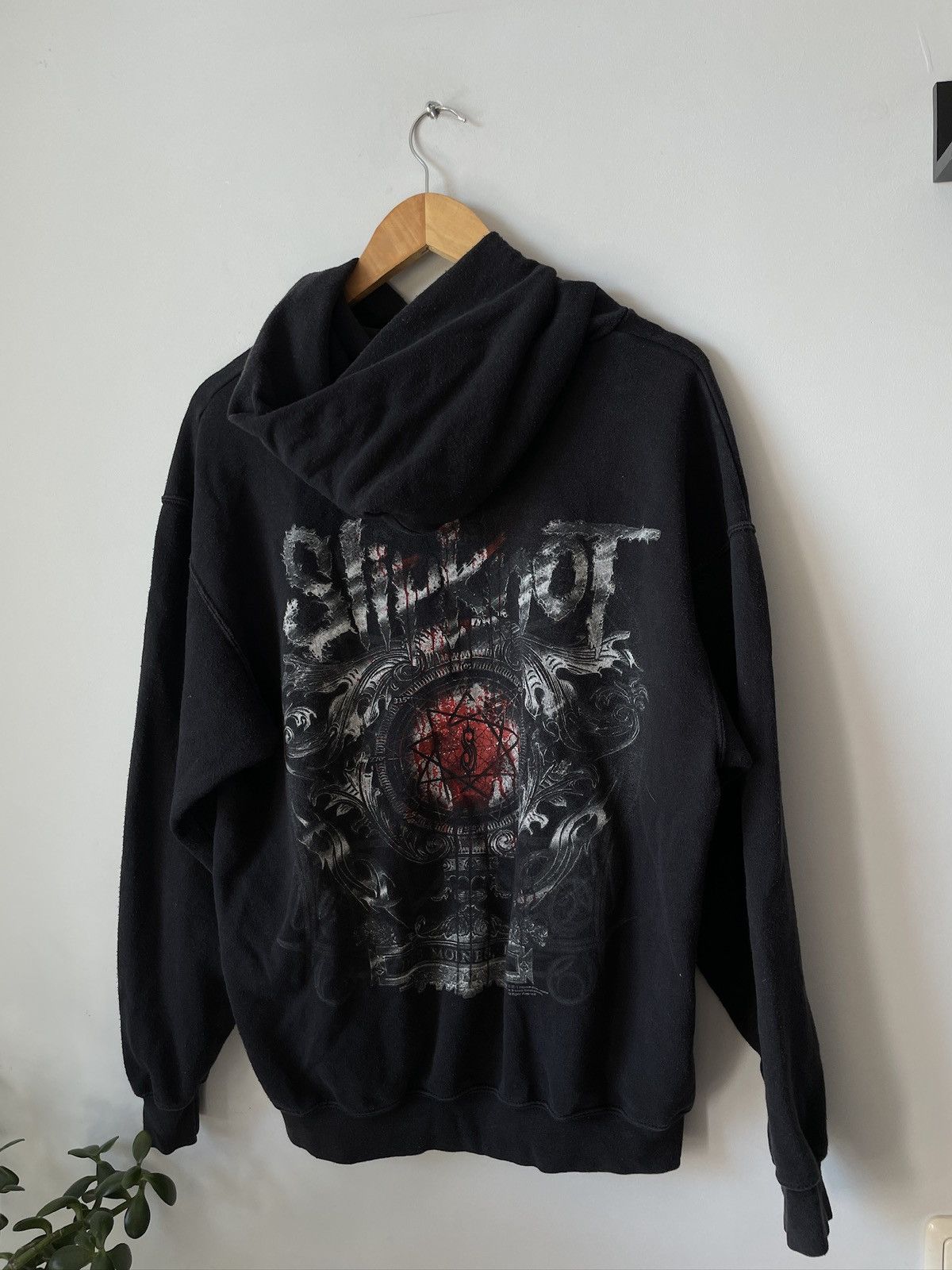 Band Tees × Slipknot × Vintage 00a Slipknot Maggot Vintage Numetal Band Hoodie Size US XL / EU 56 / 4 - 1 Thumbnail