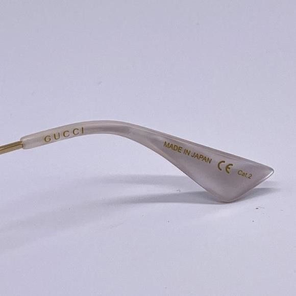 Gucci New - Gucci Brown New Gg0113s 010 Round Metal Sunglasses Size ONE SIZE - 11 Thumbnail