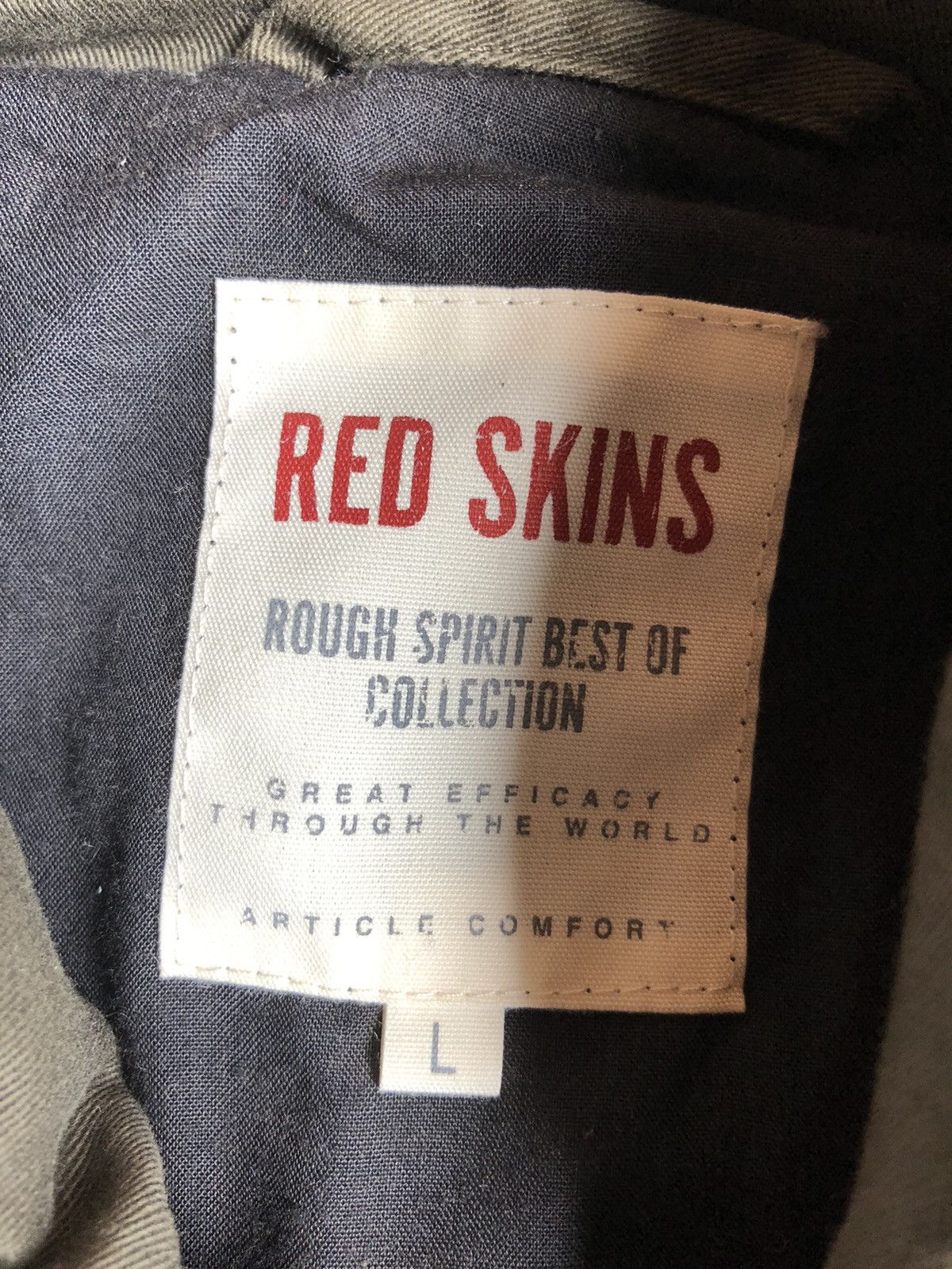 Japanese Brand Vintage RedSkins Punk Jacket Size US L / EU 52-54 / 3 - 10 Thumbnail