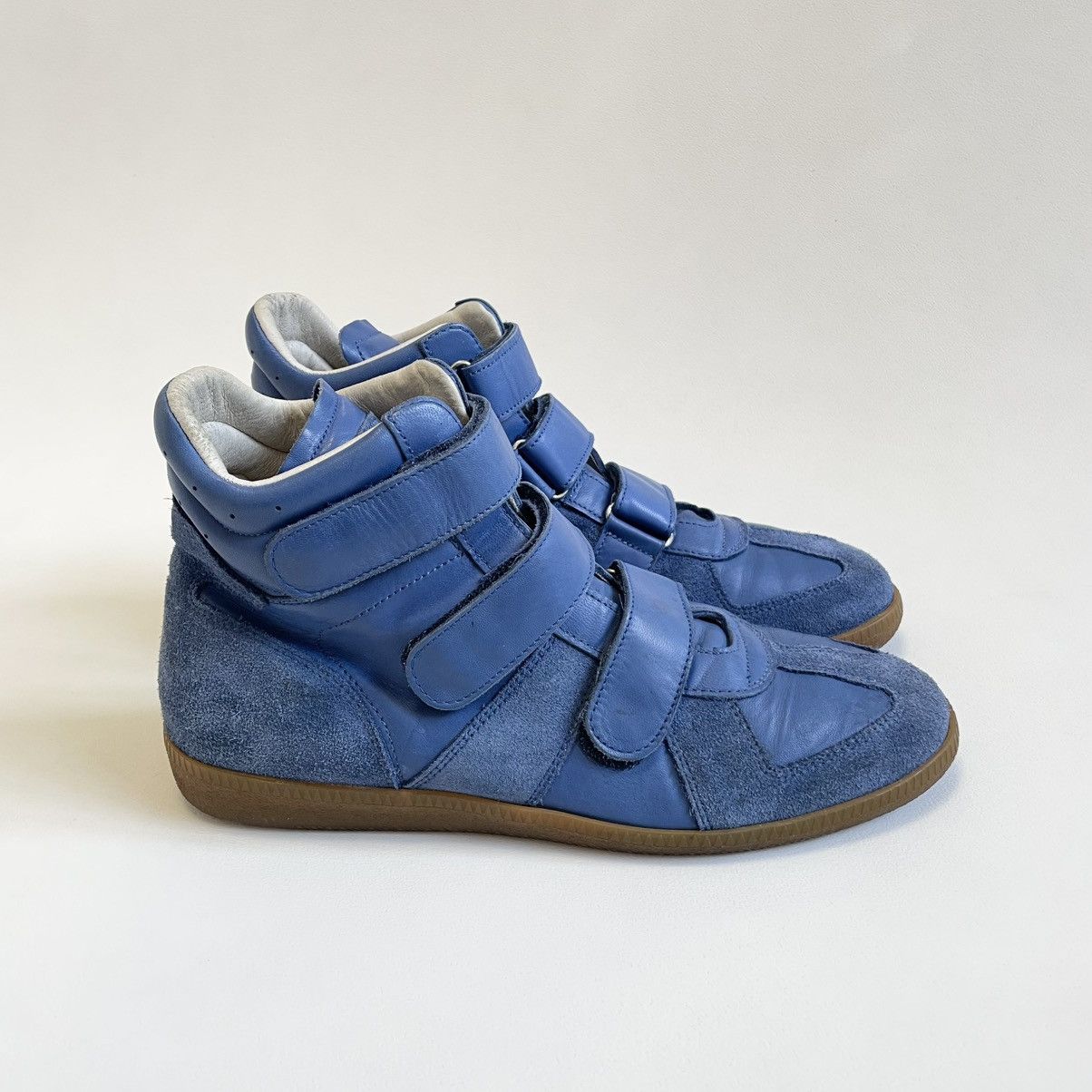 Maison Margiela Royal Blue Velcro GAT Sneakers Size US 8 / EU 41 - 1 Thumbnail