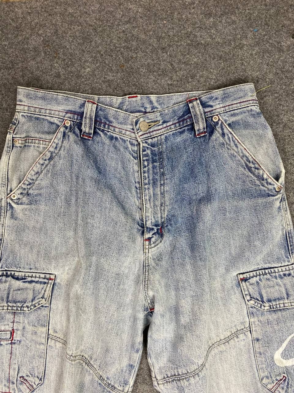 Japanese Brand vintage piko baggy cargo denim nice design Size US 32 / EU 48 - 10 Thumbnail