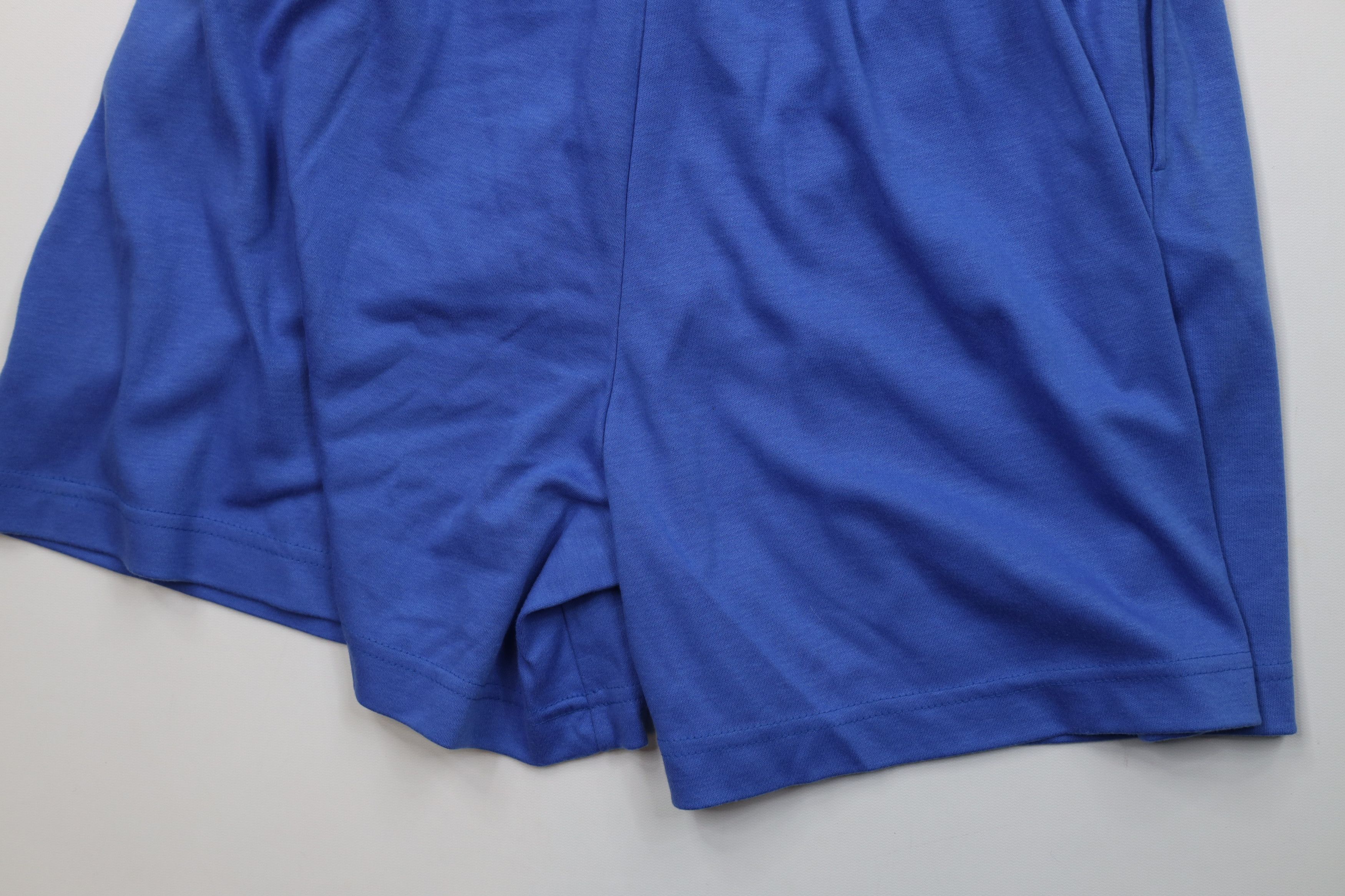 Vintage Deadstock Vintage 90s Streetwear Blank Shorts Periwinkle USA Size 26" / US 2 / IT 38 - 14 Thumbnail