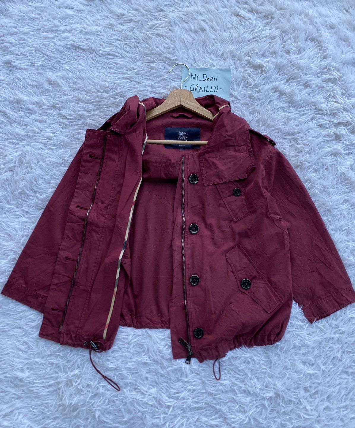 Burberry Rare Burberry Nylon Jacket/Windbreaker Size US M / EU 48-50 / 2 - 6 Thumbnail