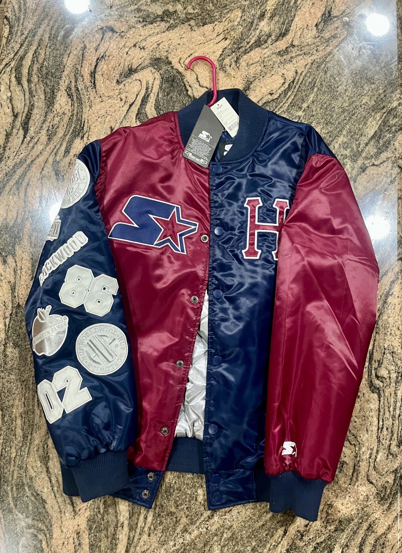 Other HUF X STARTER satin bomber New with tags 🏷️🏷️ Size US M / EU 48-50 / 2 - 1 Thumbnail