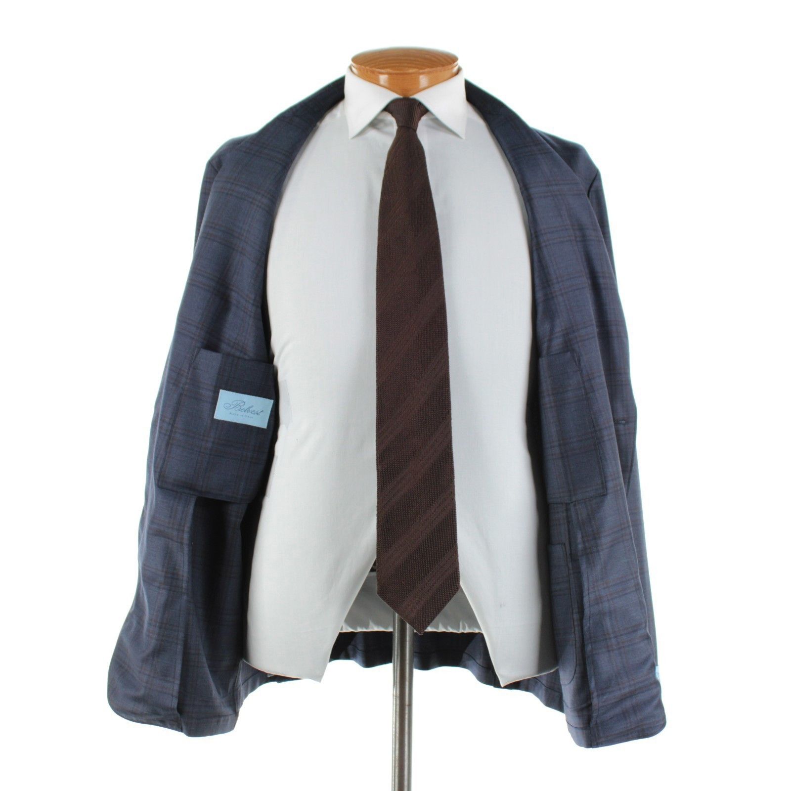 Belvest Belvest Sport Coat Size 50 Regular US in Blue Size 50R - 7 Thumbnail