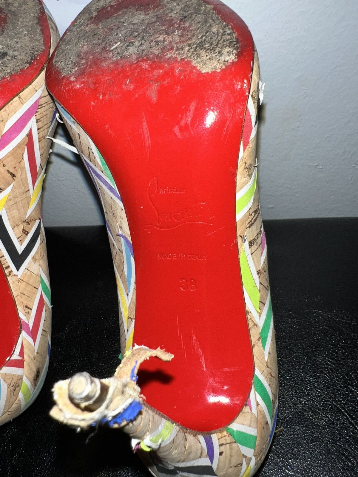 Christian Louboutin Christian Louboutin SUPER RARE Color Size US 7 / IT 37 - 7 Thumbnail