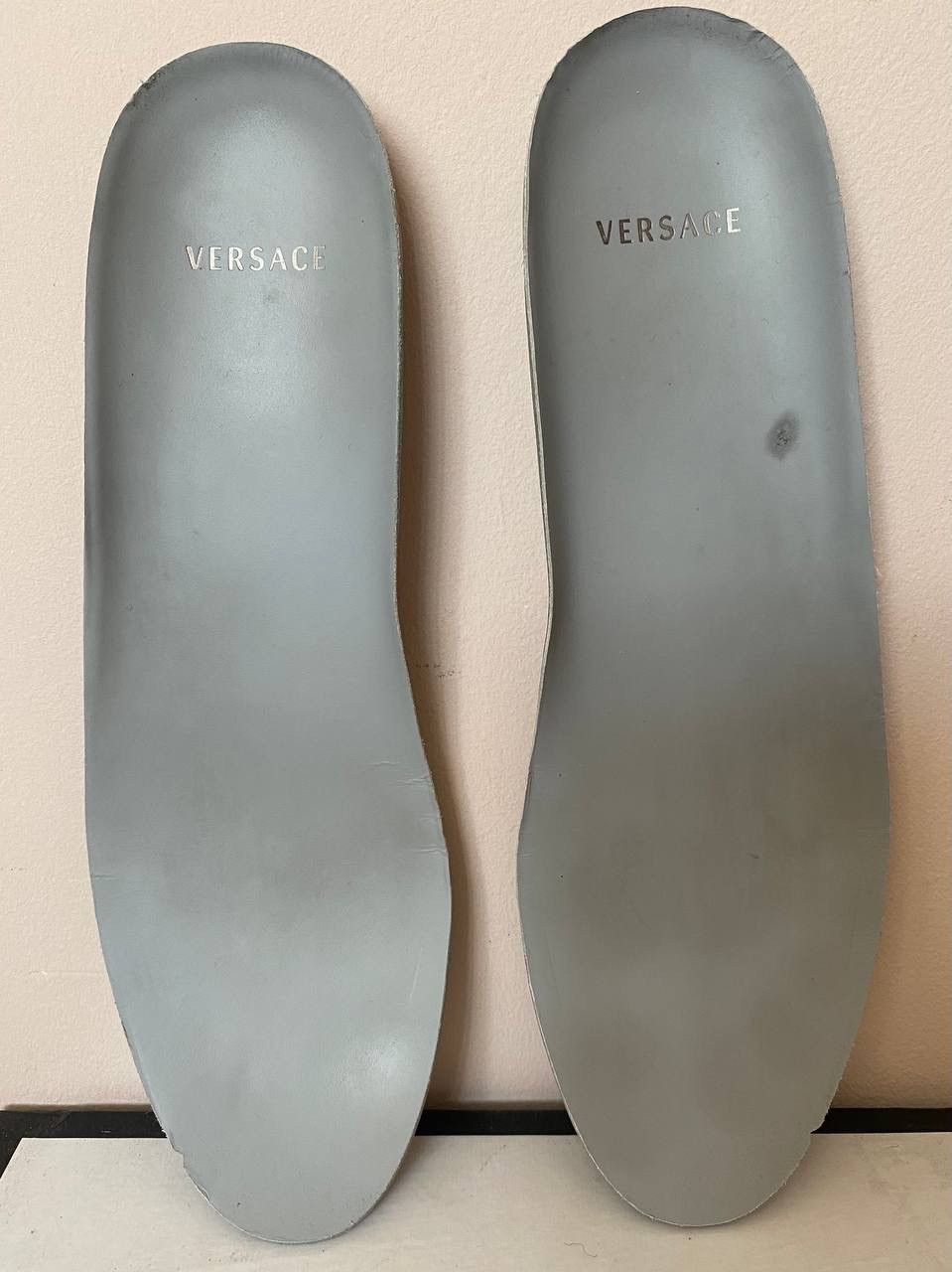 Versace Versace Men’s Gray Leather High Top Sneakers Size US 8 / EU 41 - 13 Thumbnail