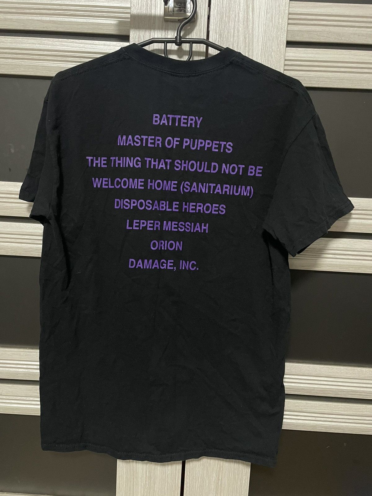 Band Tees Vintage Metallica Master of Puppets 2017 Tour Tee Black XL Size US L / EU 52-54 / 3 - 2 Thumbnail