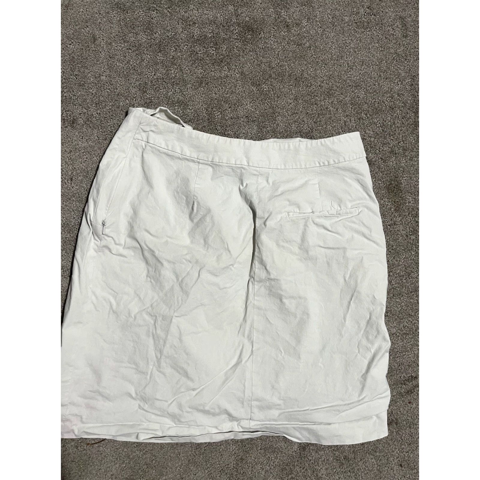 Banana Republic VINTAGE Banana Republic Ivory Business Formal Stretch Skirt Size 8 Wool Pencil 90s Womens Size 30" / US 8 / IT 44 - 2 Thumbnail