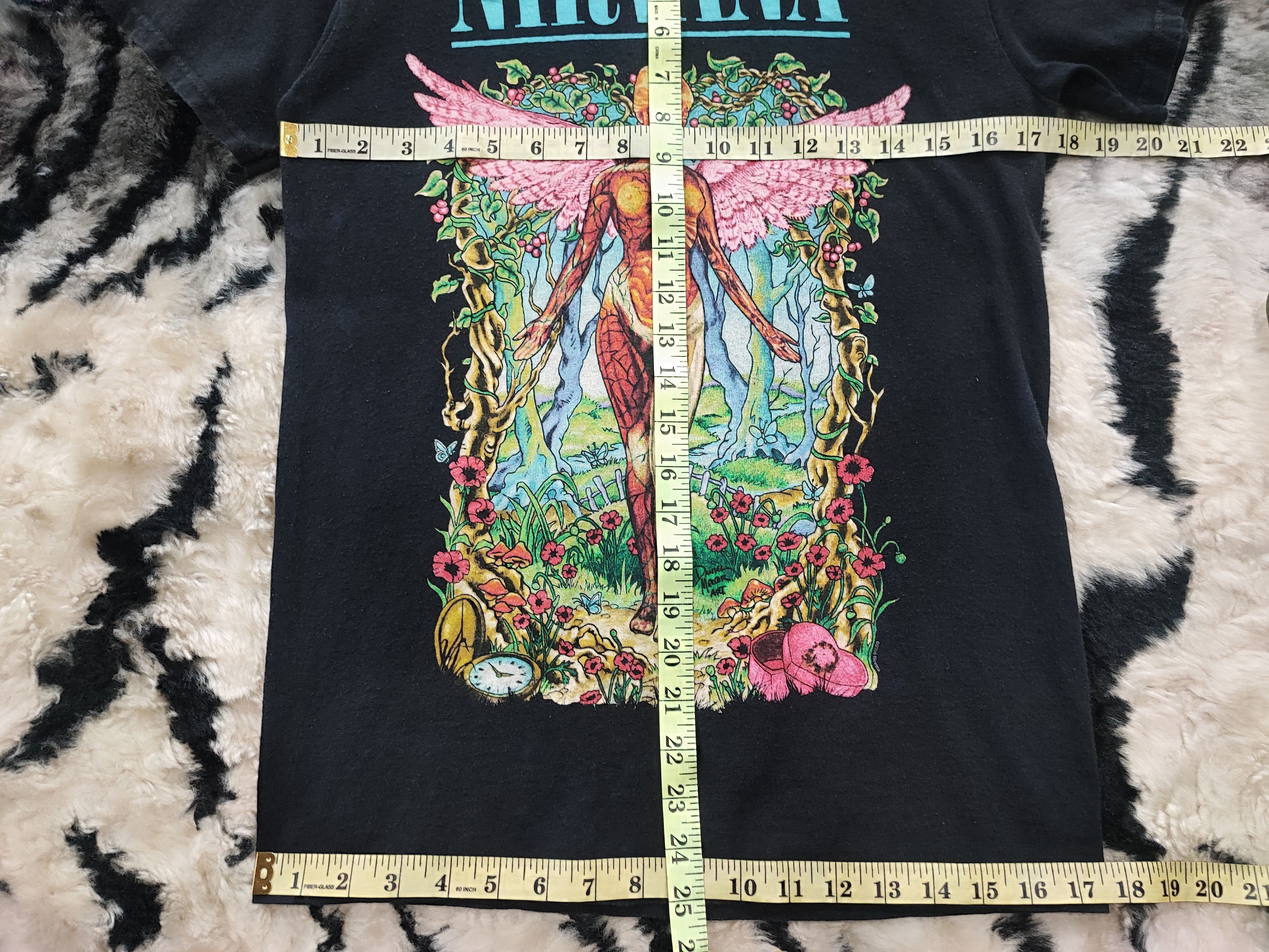 Band Tees nirvana in utero angel t shirt Size US M / EU 48-50 / 2 - 5 Thumbnail