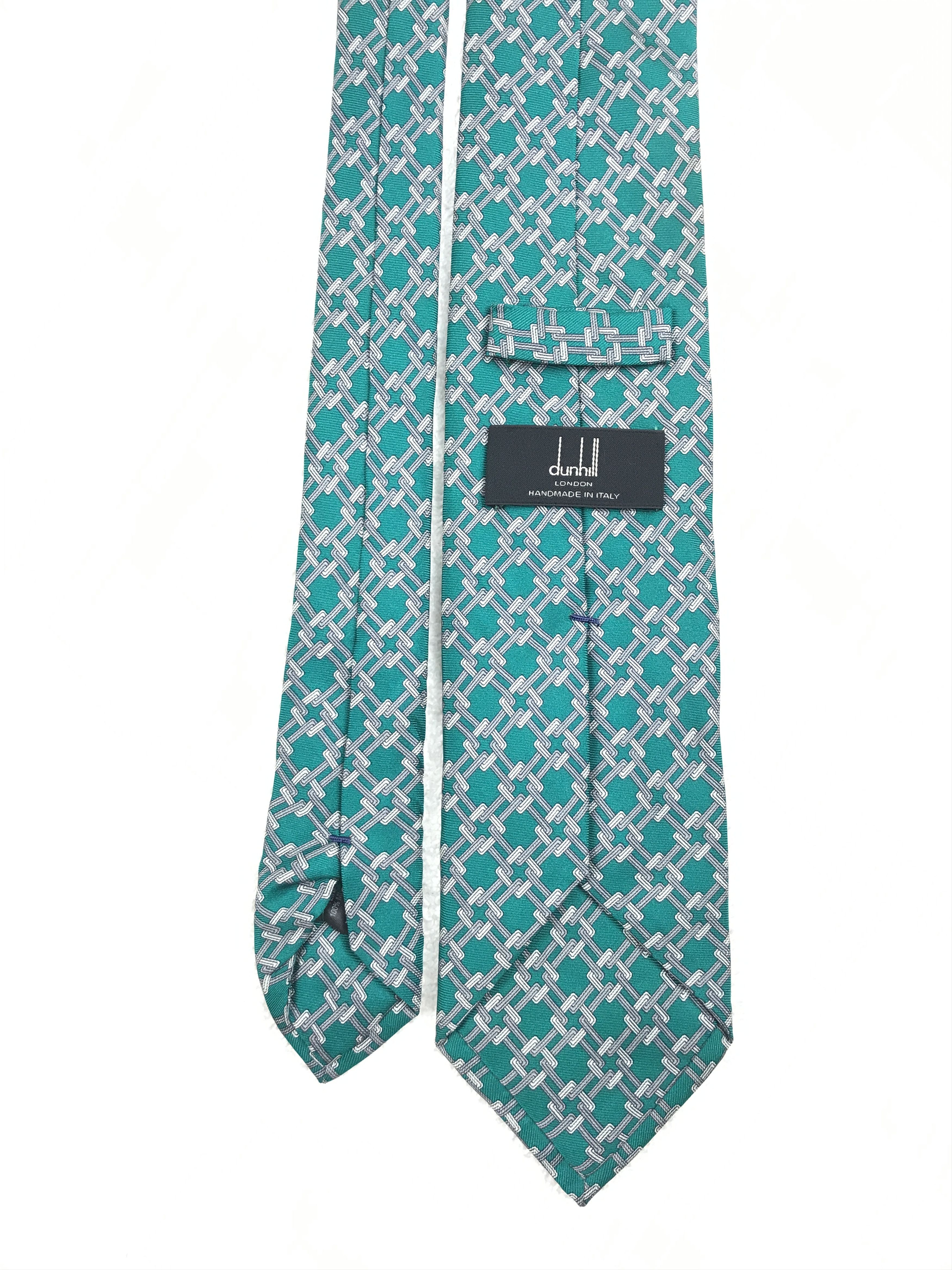 Alfred Dunhill × Vintage Vintage Dunhill Silk Necktie Size ONE SIZE - 4 Thumbnail