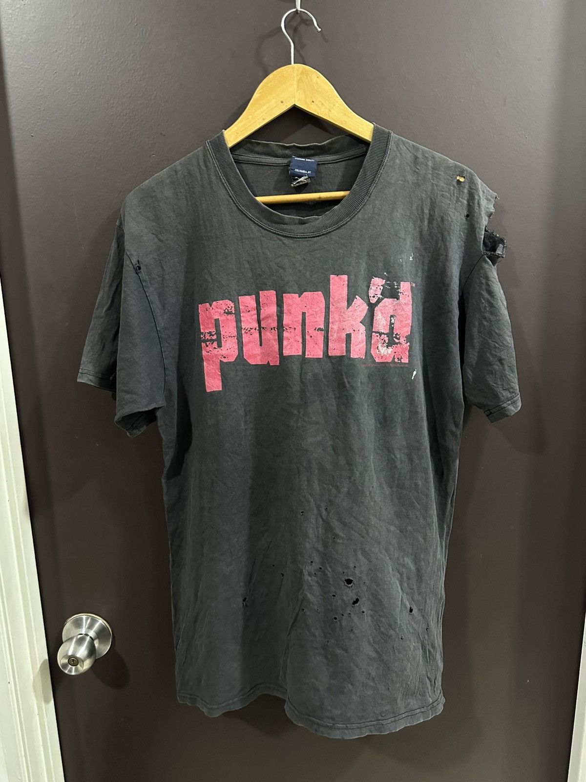 Mtv × Vintage MTV Punk’d ©️ 2003 Tee ( Distressed ) Size US L / EU 52-54 / 3 - 2 Thumbnail