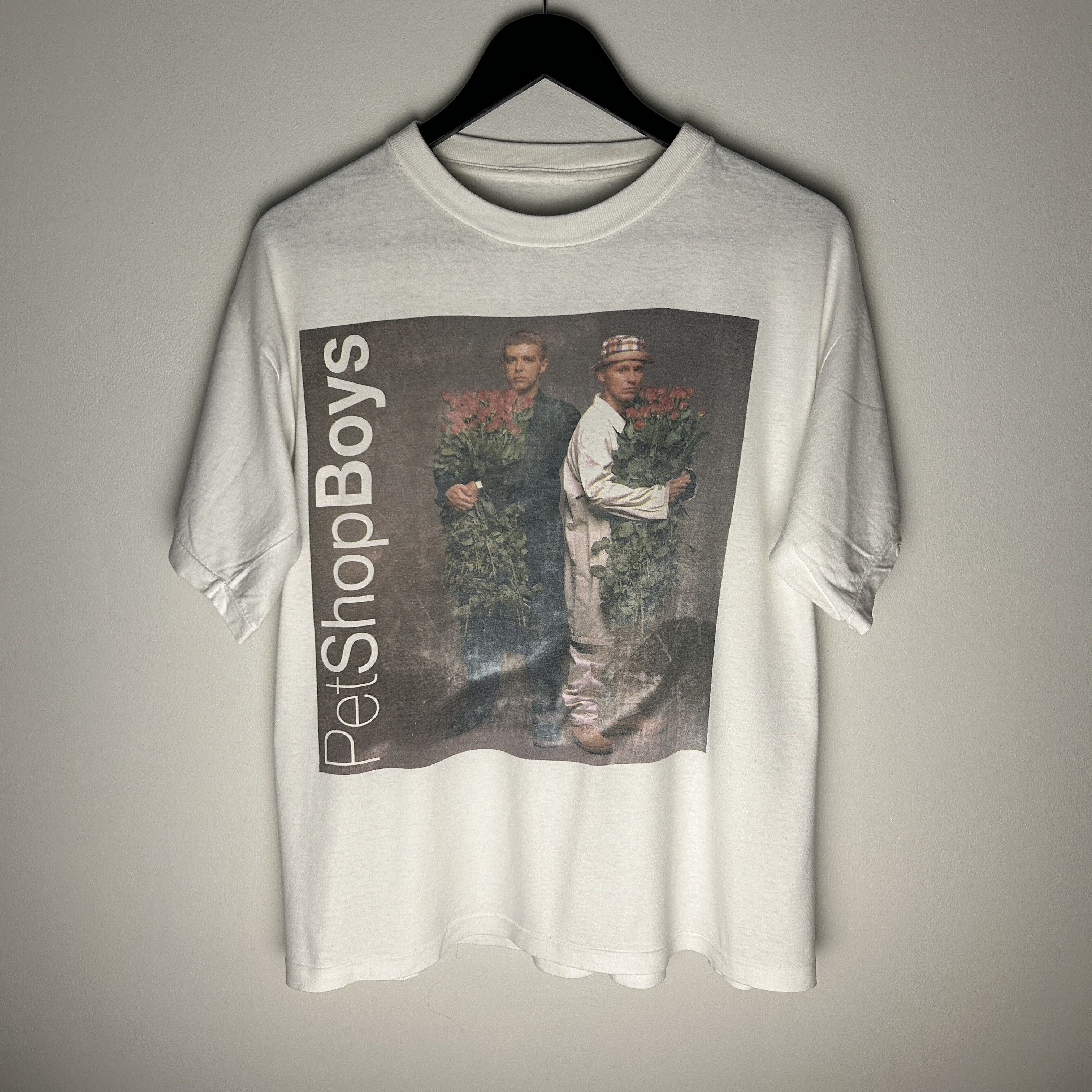 Band Tees Vintage Pet Shop Boys 1991 Performance Tour Band T-shirt