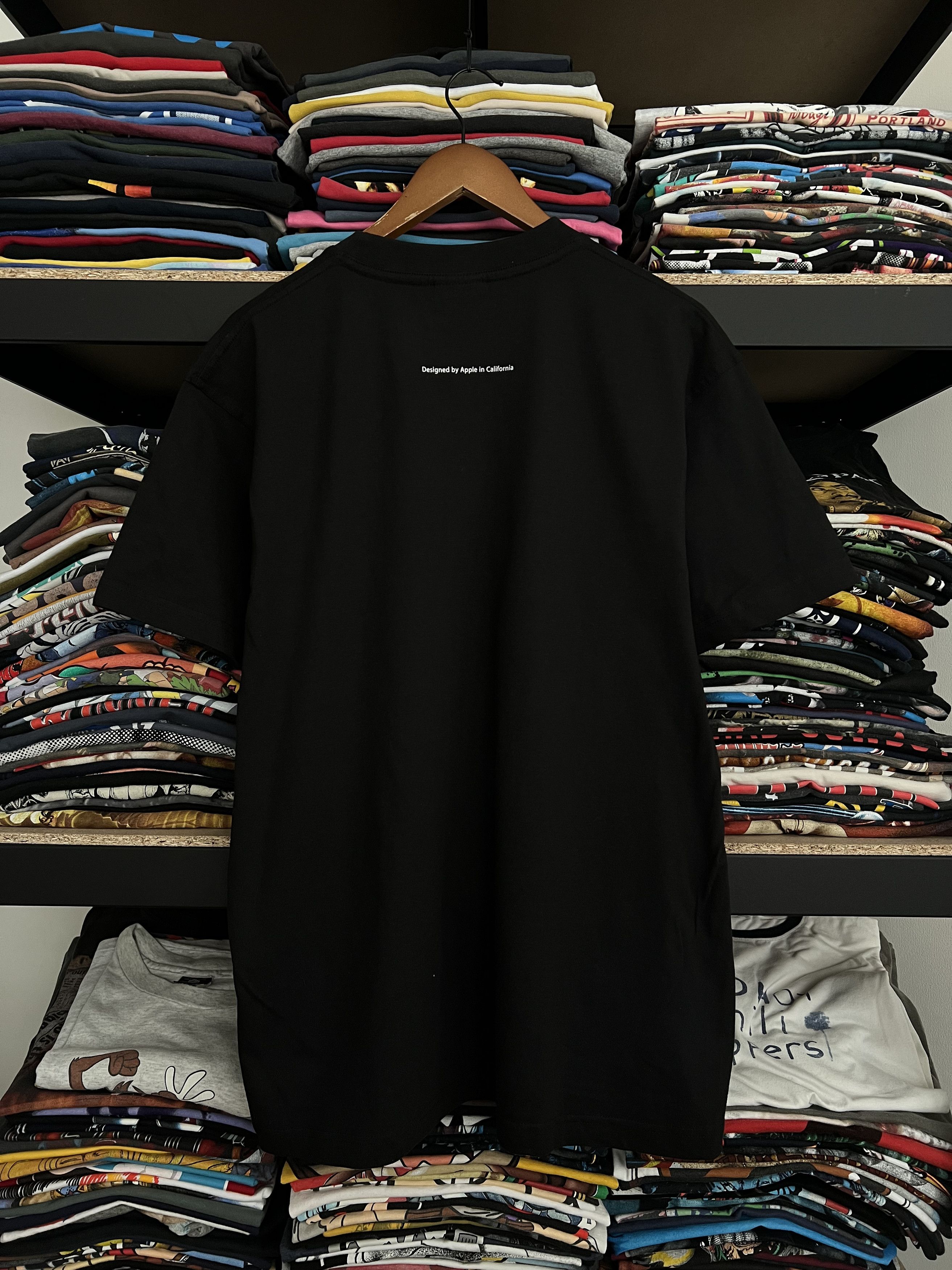 Apple Vintage 2000s Apple Bentall Centre Black T-shirt Size US L / EU 52-54 / 3 - 2 Thumbnail