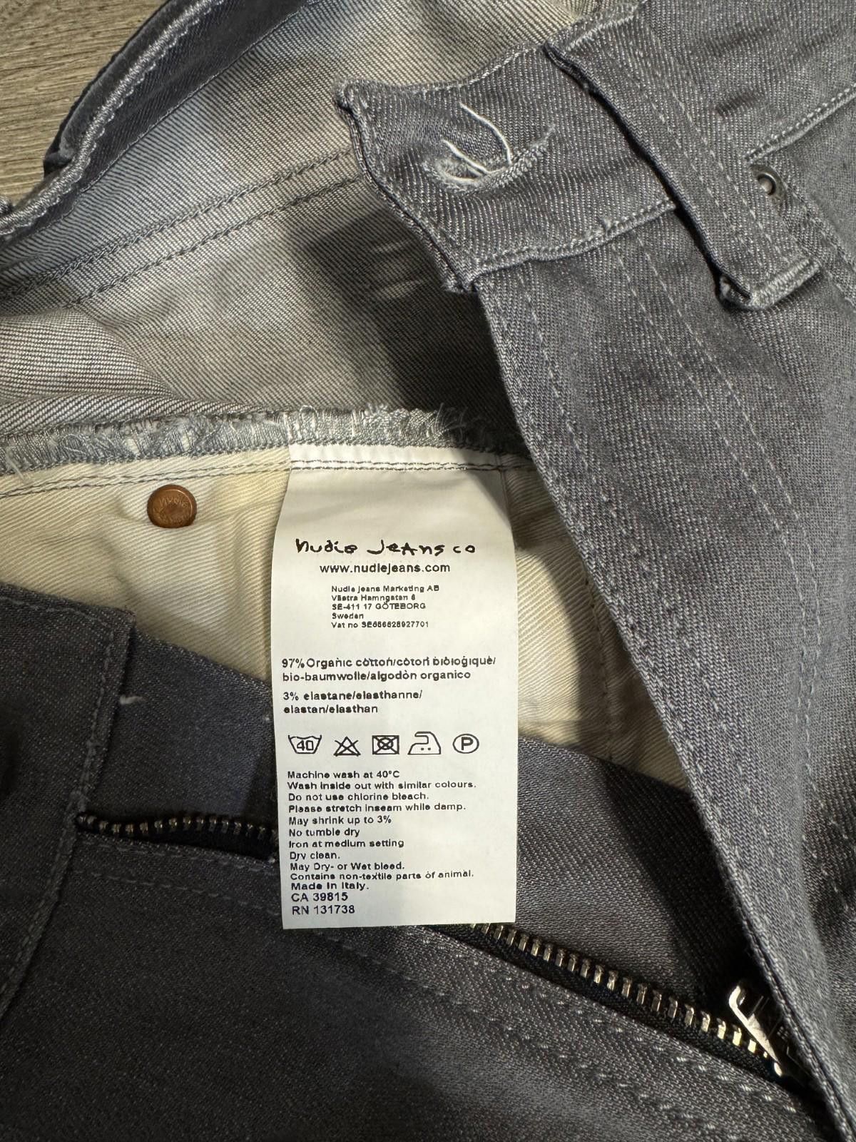 Other Nudie Jeans Co 32/34 Lean Dean Dry Granite Denim Pant Size US 32 / EU 48 - 7 Thumbnail