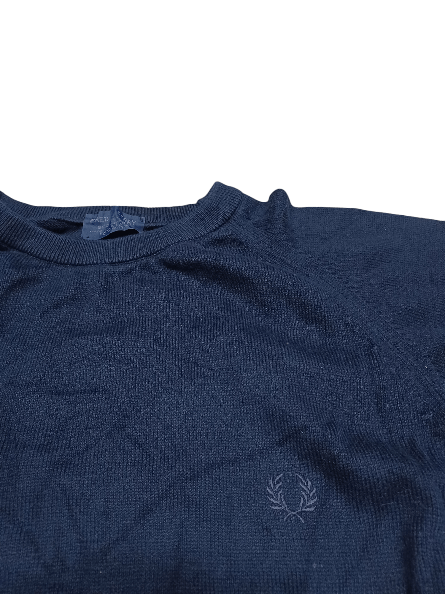 Fred Perry FRED PERRY VINTAGE 90S OR 80S COTTON SWEATER Size US XL / EU 56 / 4 - 3 Thumbnail