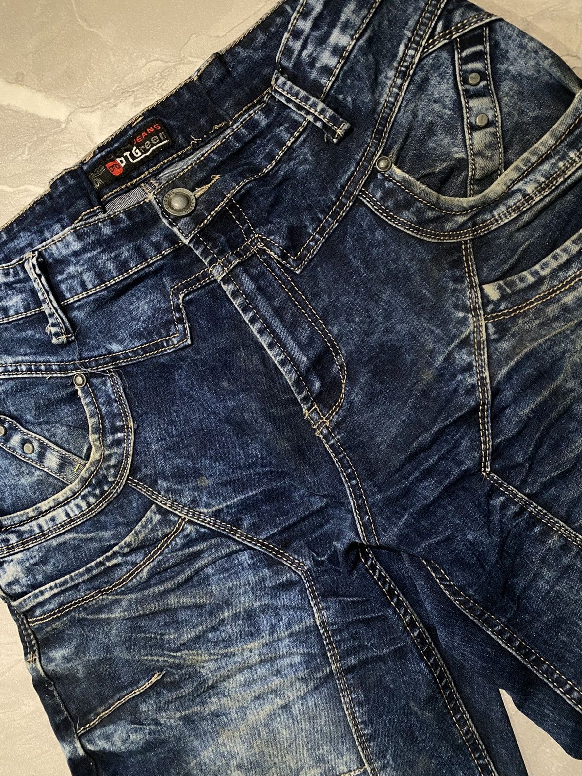 Japanese Brand ARCHIVE Hysteric Glamour Style Slim Jean - Designer Y2K Size US 32 / EU 48 - 4 Thumbnail
