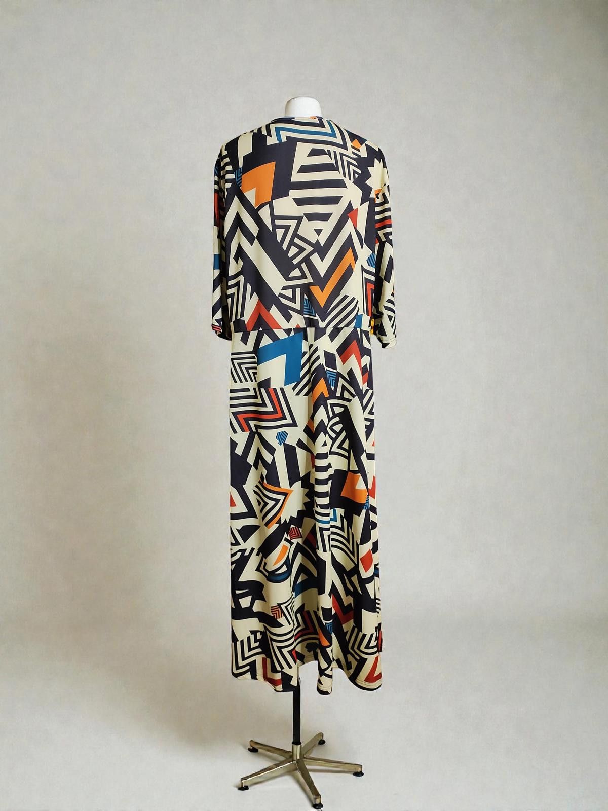 Other Geometric Print Maxi Dress Size 4XL by Lily by Firmiana Size 4XL / US 24-26 - 5 Thumbnail