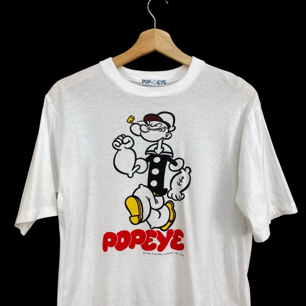 Vintage VINTAGE POPEYE SAILORMAN YELLOW SHOES 1978 PAPERTHIN SHIRT Size US M / EU 48-50 / 2 - 1 Thumbnail