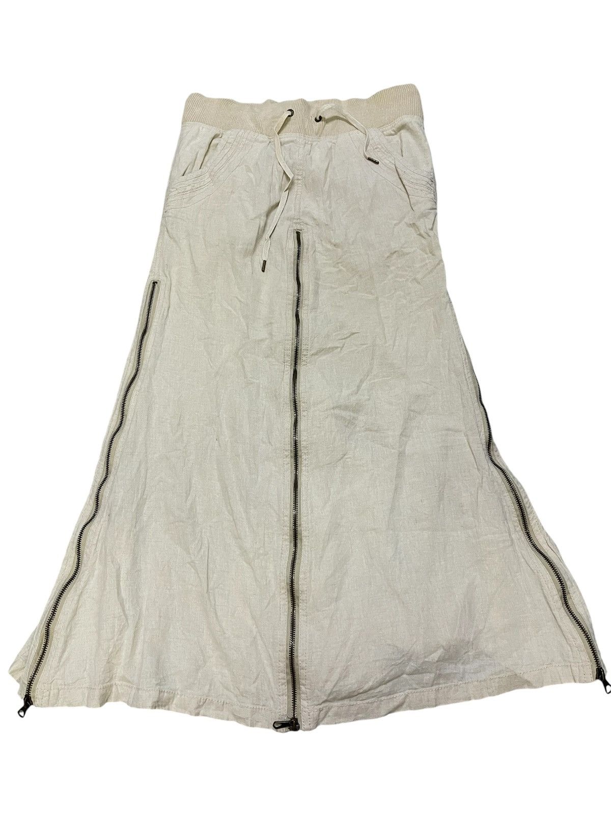 Japanese Brand If Six Was Nine x G.O.A Multi-Zip Maxi Skrit Size 31" - 8 Thumbnail