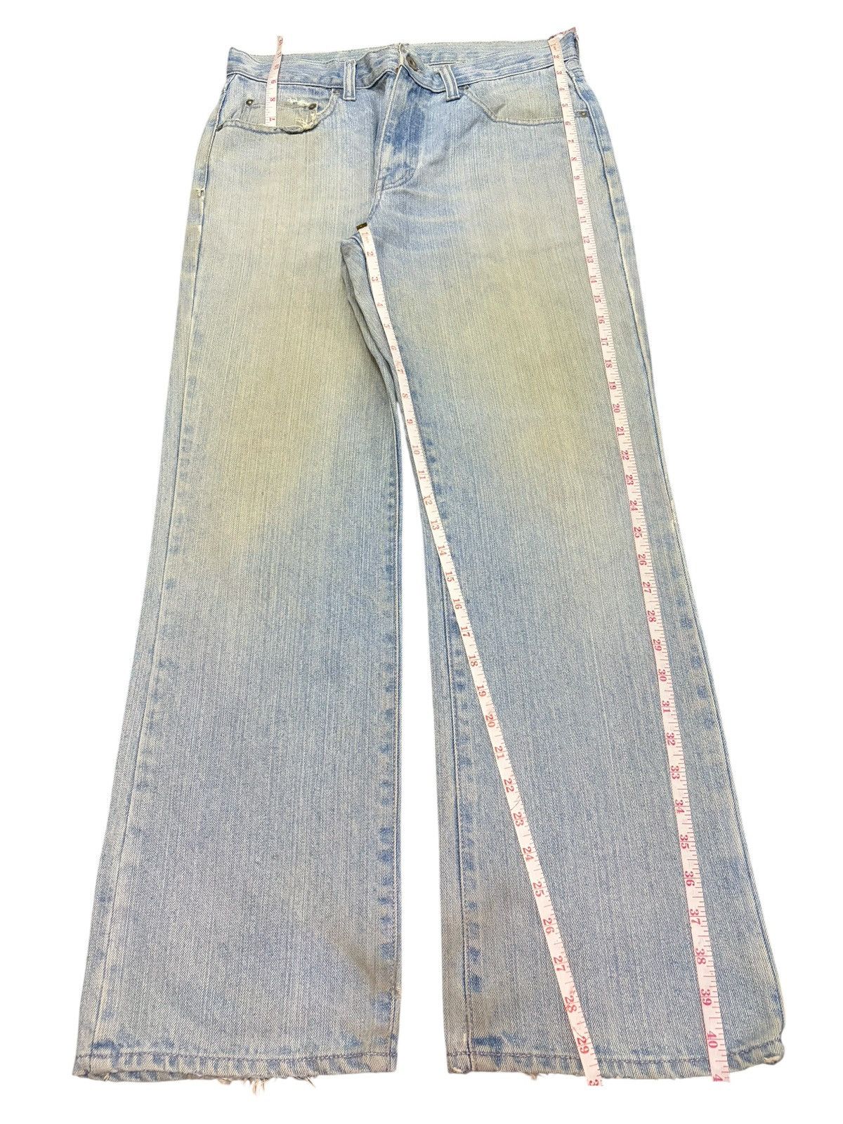 Diesel Vintage Japanese Brand Mud Wash Distress Flare Jeans Size US 31 - 7 Thumbnail