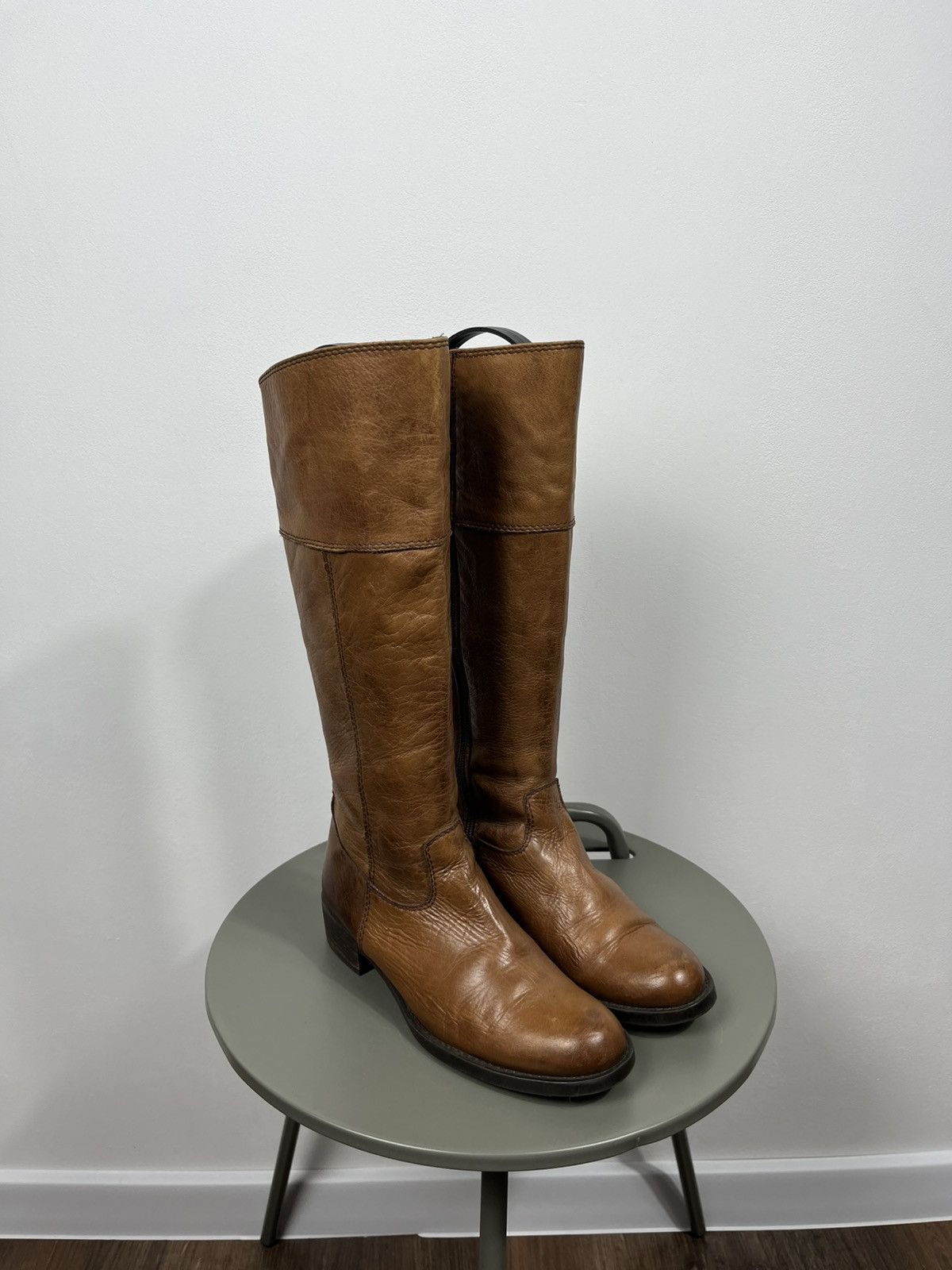 Other Western Leather Knee High Boots Brown EU 37 Size US 6 / IT 36 - 1 Thumbnail