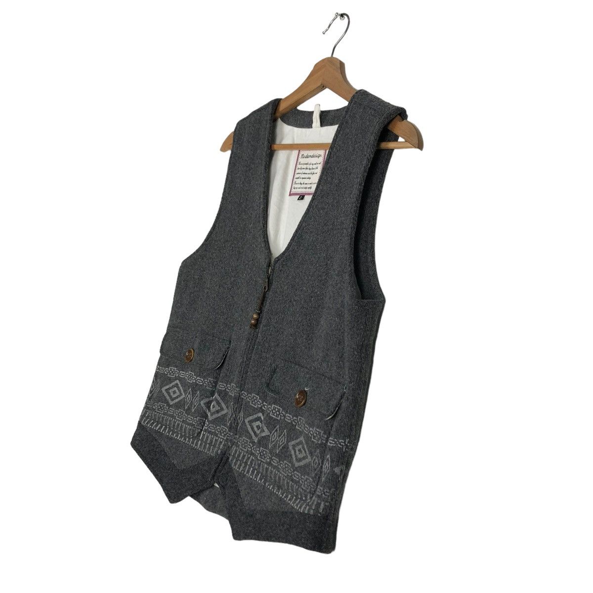 Japanese Brand 🔥VINTAGE MODEM DESIGN VEST NAVAJO NATIVE ISSEY MIYAKE Size US M / EU 48-50 / 2 - 3 Thumbnail
