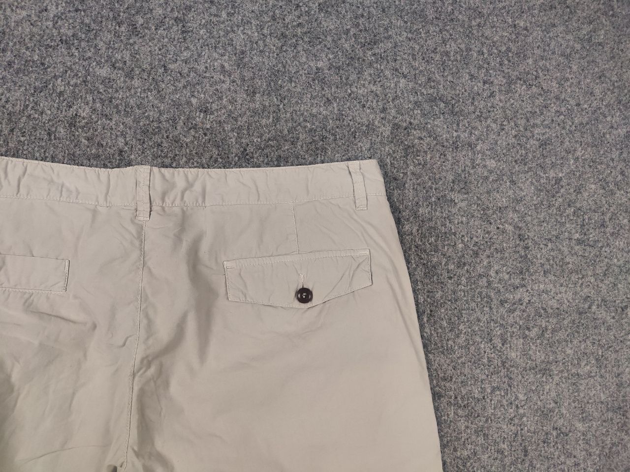 Officine Generale Officine Generale Fisherman Bermuda Beige Button Shorts Size US 36 / EU 52 - 10 Thumbnail