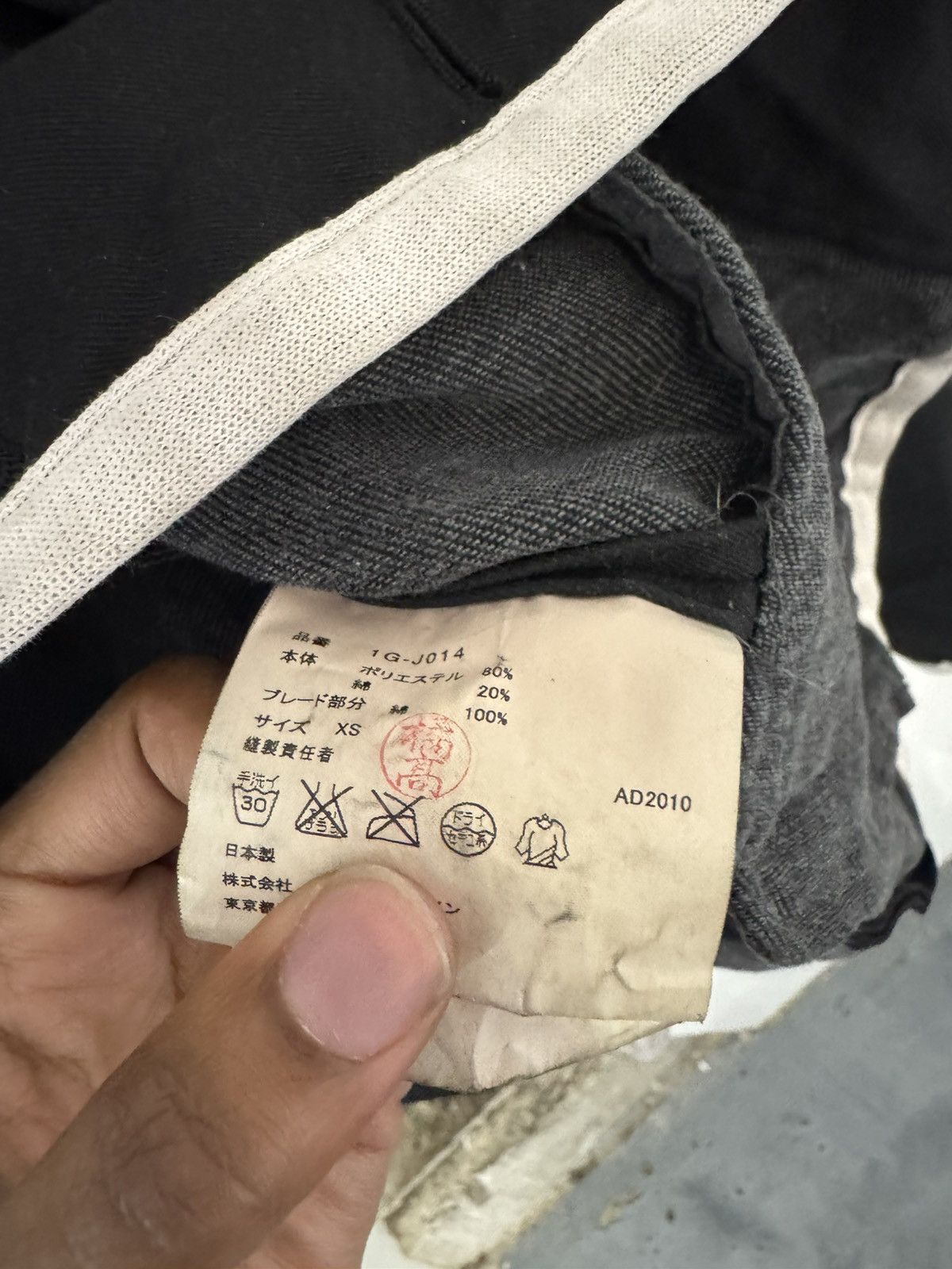 Comme des Garcons Comme des garçons BLACK tailored jacket XS Size 36S - 3 Thumbnail
