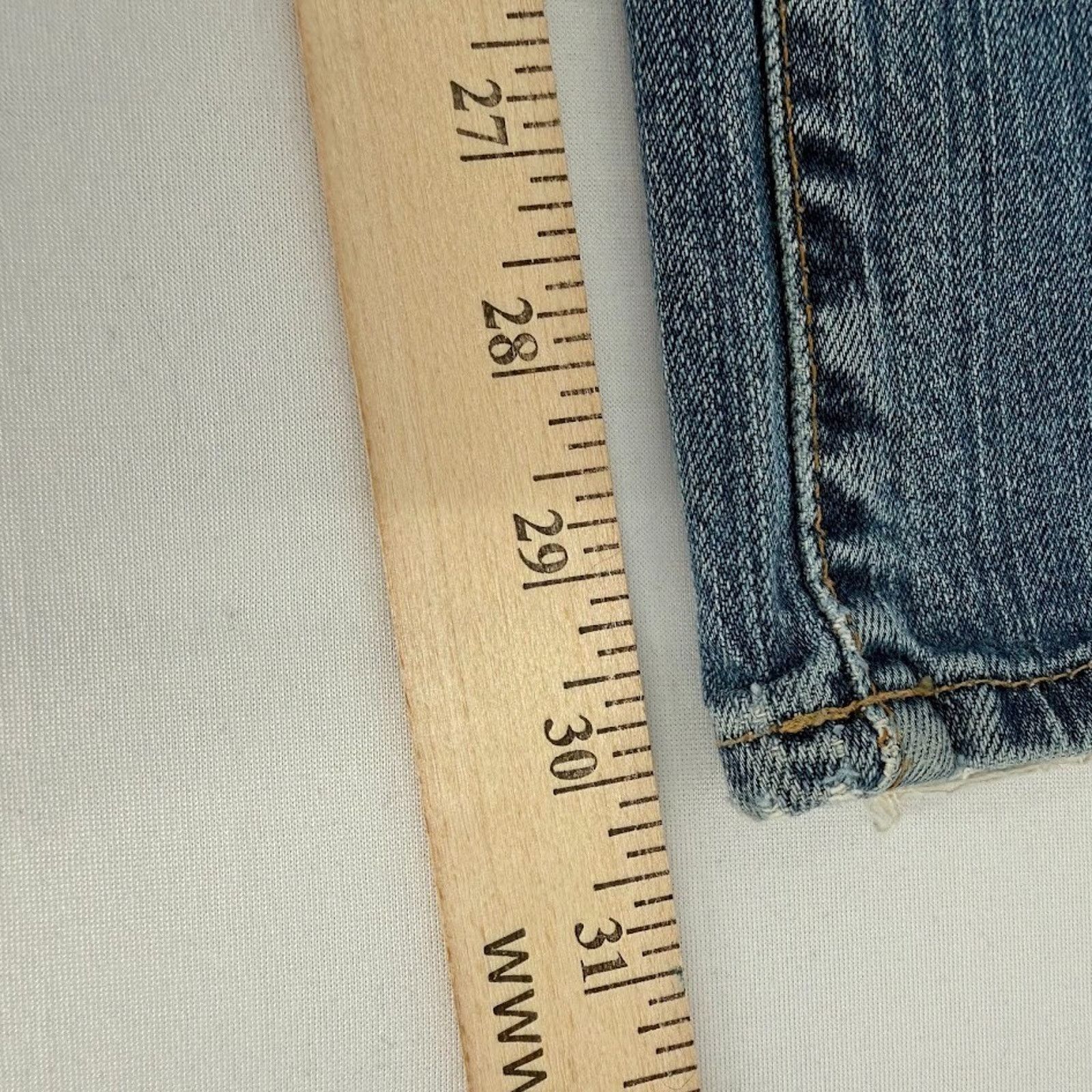 Gap Gap Womens Jeans Size 10 Light Wash Stretch Vintage Size 32" / US 10 / IT 46 - 11 Thumbnail