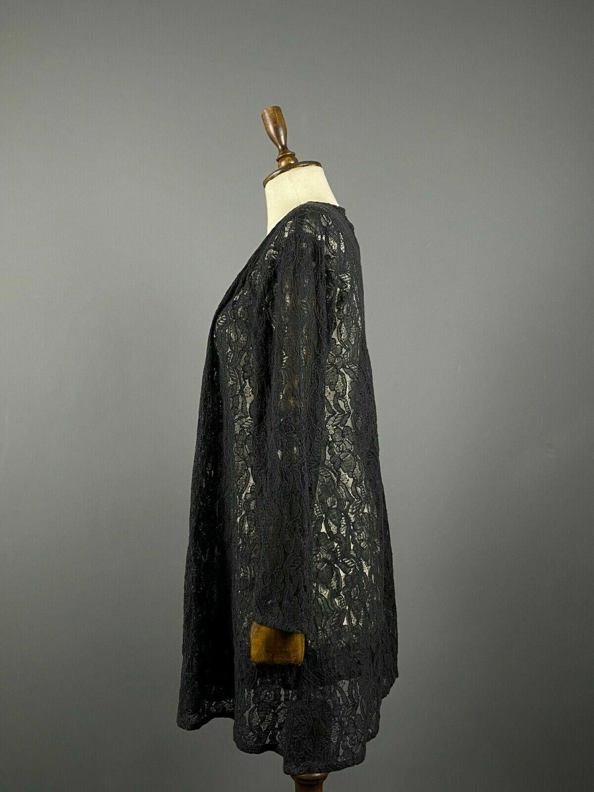 Massimo Osti The Masai Clothing Company Black Mesh Floral Dress Size L Size L / US 10 / IT 46 - 5 Thumbnail