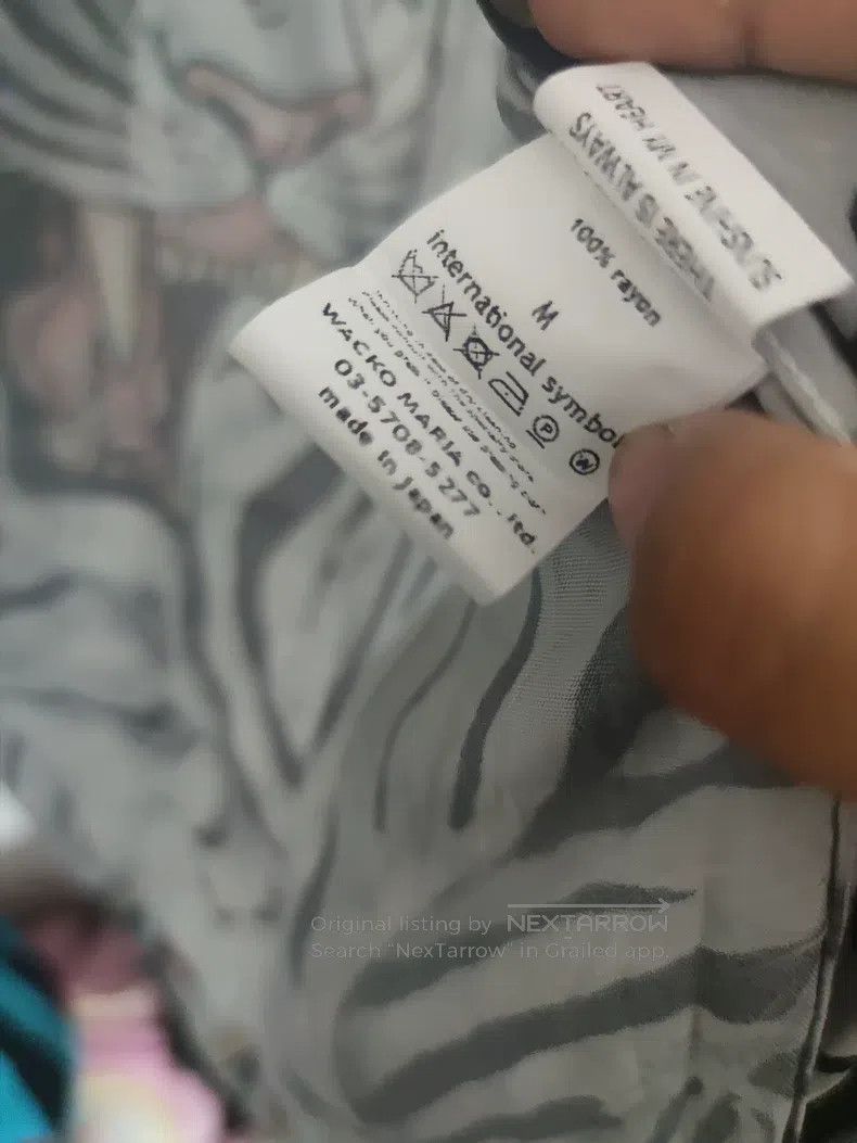 Wacko Maria Wacko Maria White tiger printed short-sleeved shirt Size US M / EU 48-50 / 2 - 4 Thumbnail