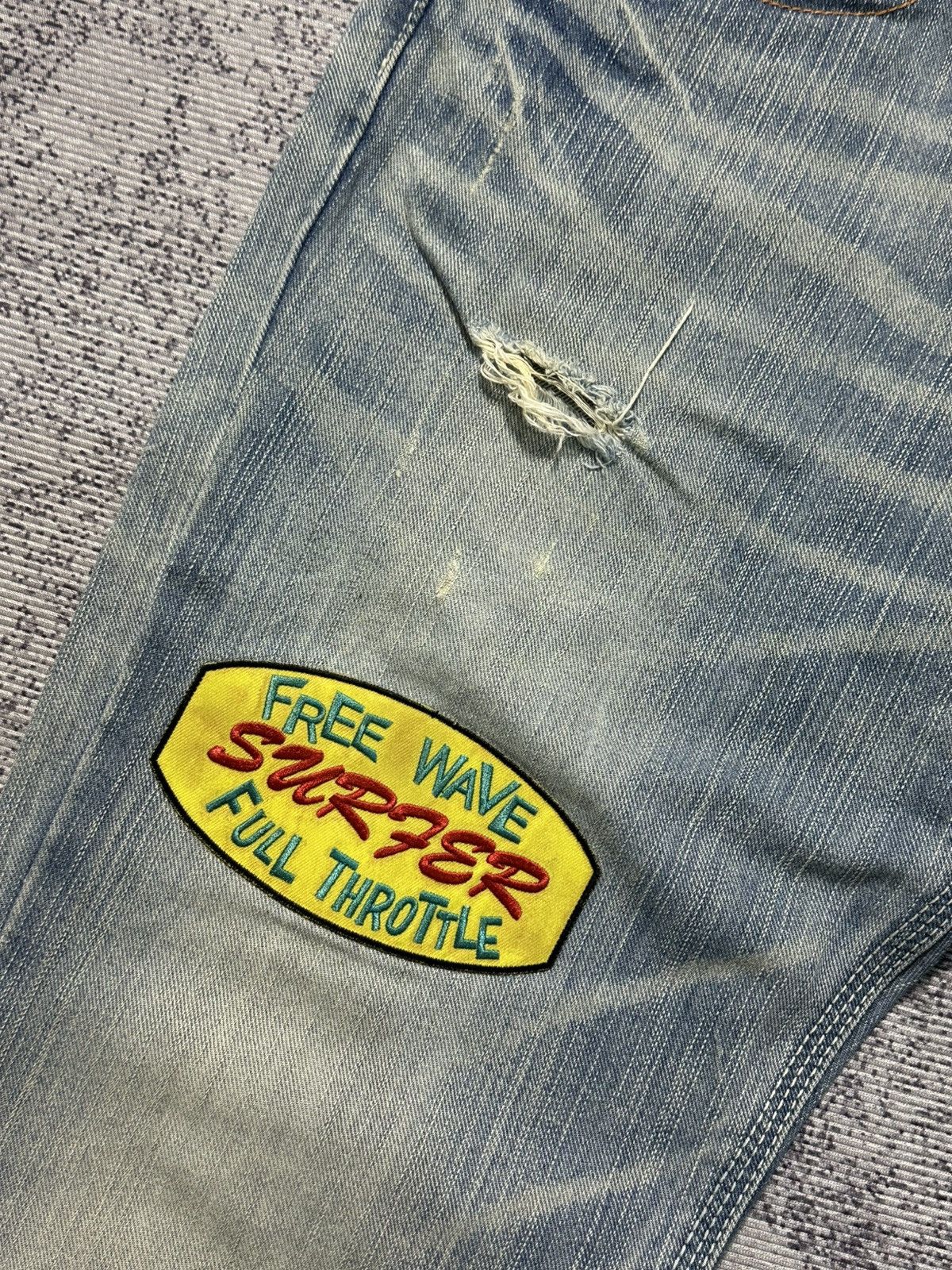Hysteric Glamour Vintage Edwin Distressed Patcwork Denim Size US 30 / EU 46 - 6 Thumbnail