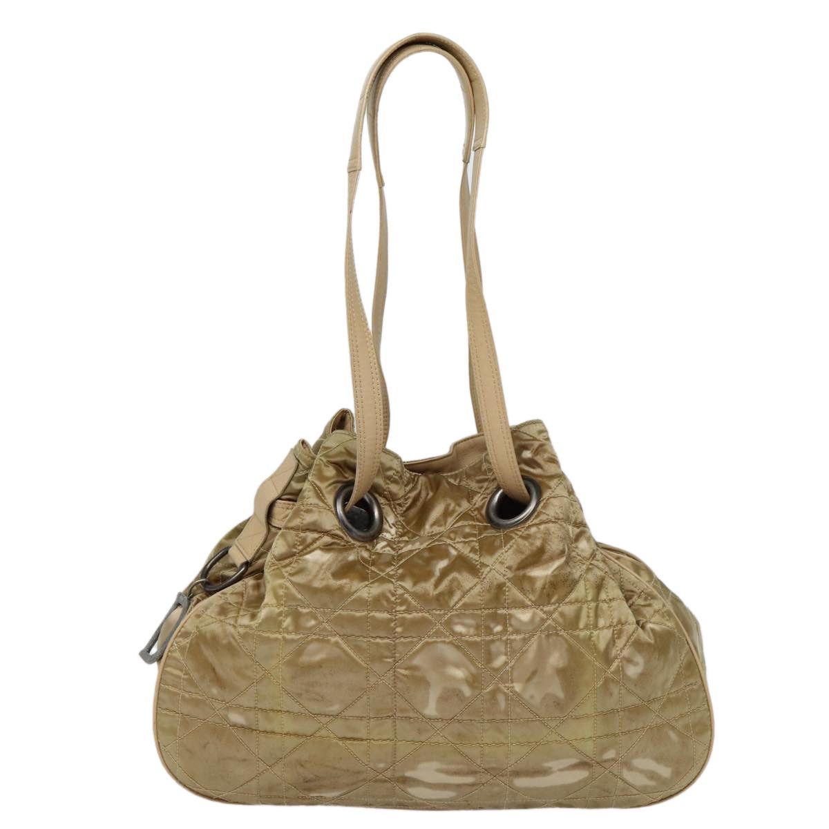 Dior DIOR Lady DIOR Canage Shoulder Bag Nylon Beige Size ONE SIZE - 2 Thumbnail