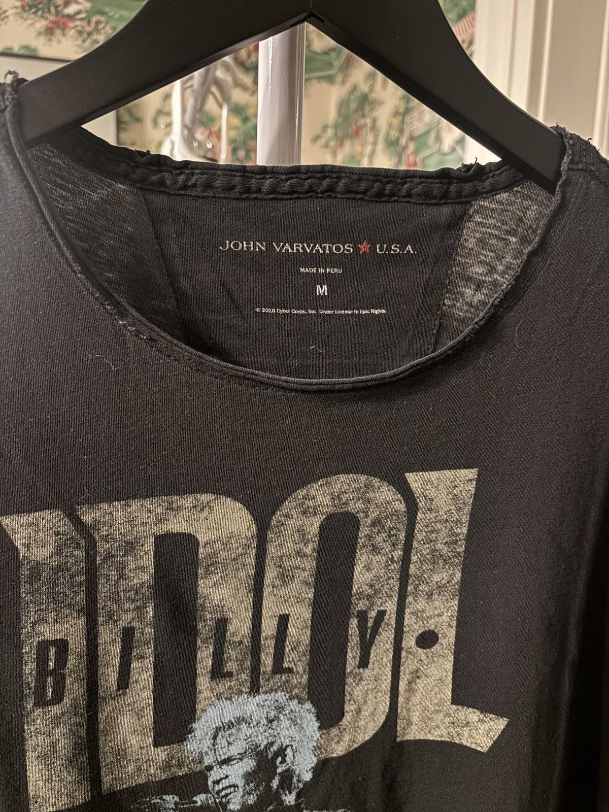 John Varvatos Billy Idol Graphic Tee Size US M / EU 48-50 / 2 - 2 Thumbnail