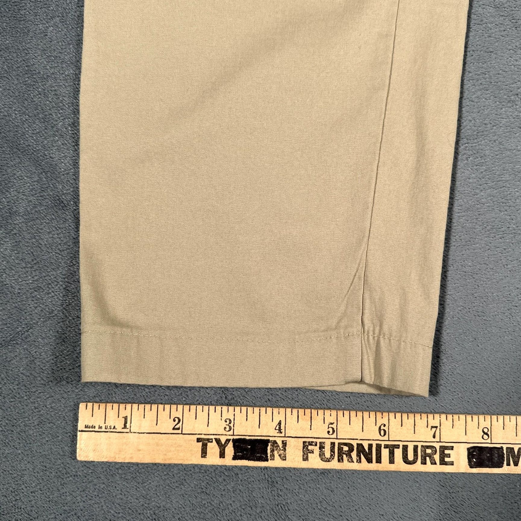 Lululemon VINTAGE? No. Lululemon Men Chino Pants 34 Regular Beige Classic Lean Tapered Flat Front Zip Fly Pockets 30 Inseam Mens Size US 34 / EU 50 - 3 Thumbnail