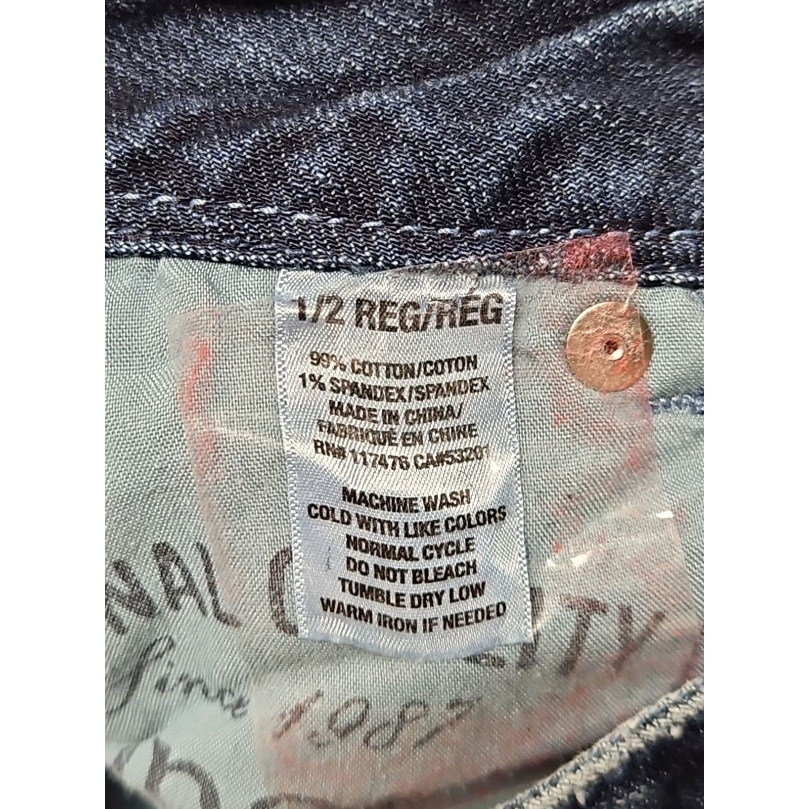 Vintage Aéropostale Bayla Skinny Jeans Jeans Women 1/2 Regular Dark Blue Stretch 29in Low Rise Y2K Boys? (remove mis). Size 25" / US 0 / IT 36 - 7 Thumbnail