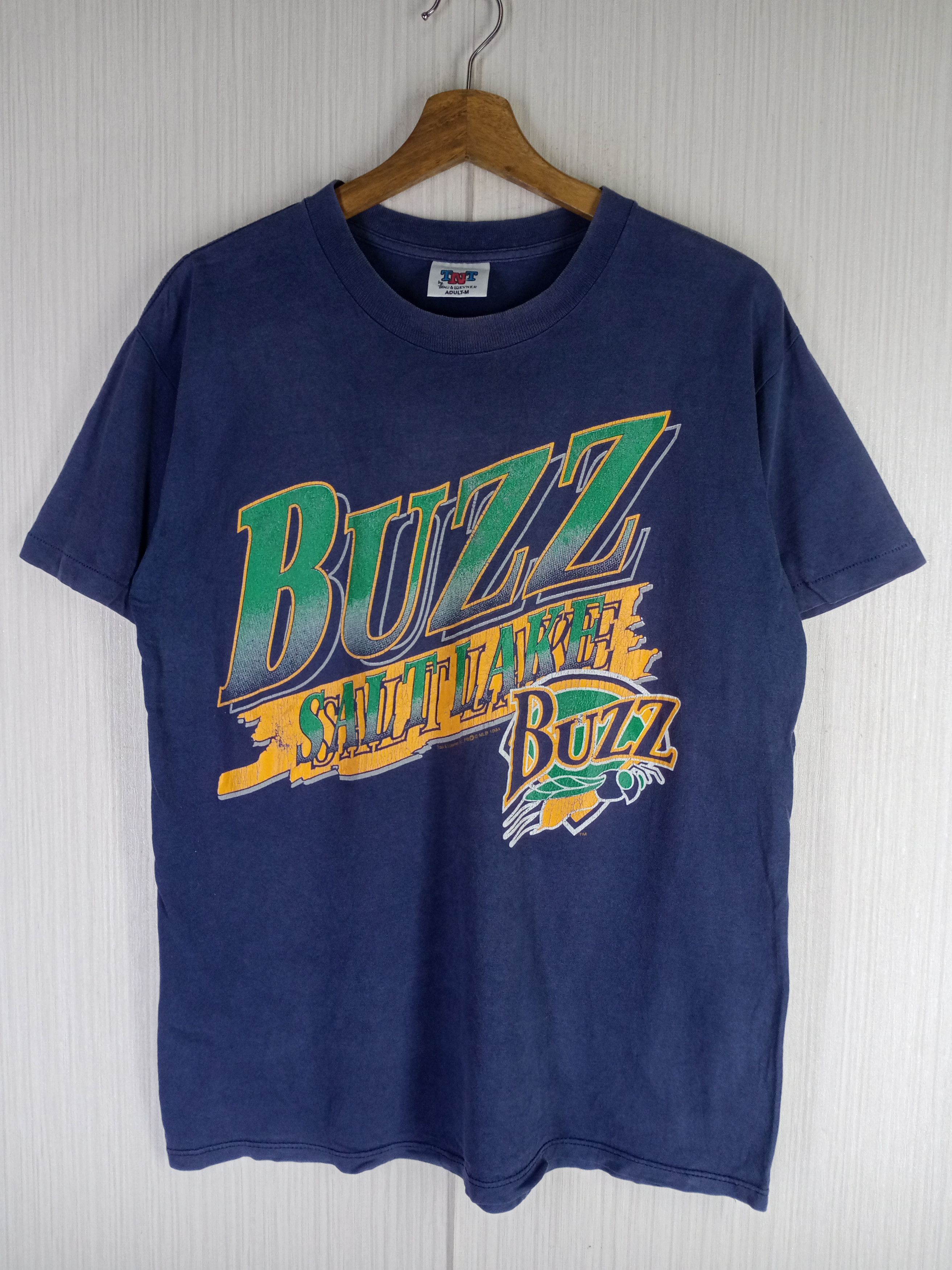 Vintage 1994 BUZZ SALT LAKE Big Logo Tshirt
